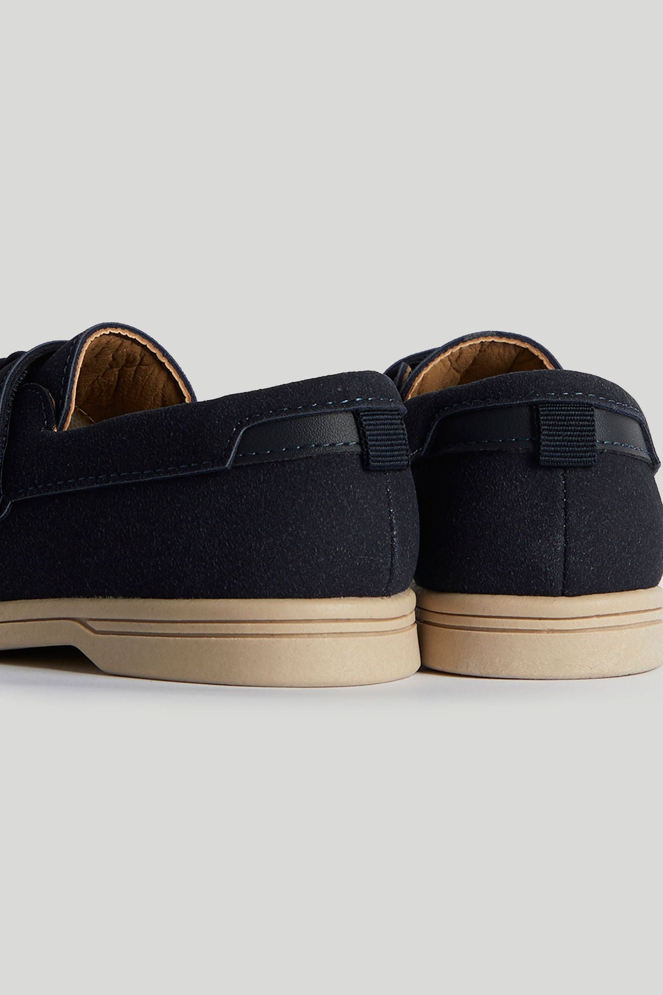 Navy Loafer Shoes