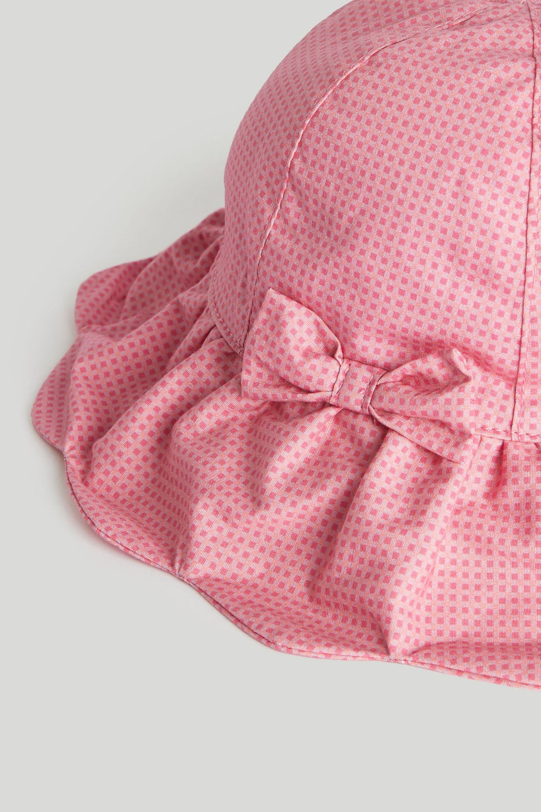 Pink Gingham UPF50+ Sun Hat