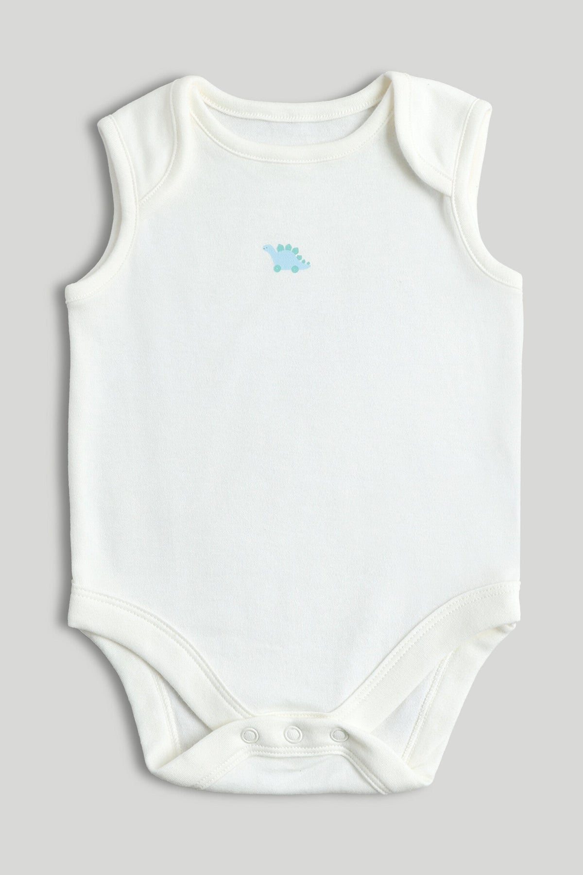 5 Pack Dinosaur Sleeveless Bodysuits