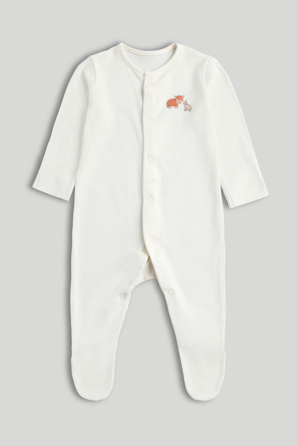 3 Pack Highland Cow Sleepsuits