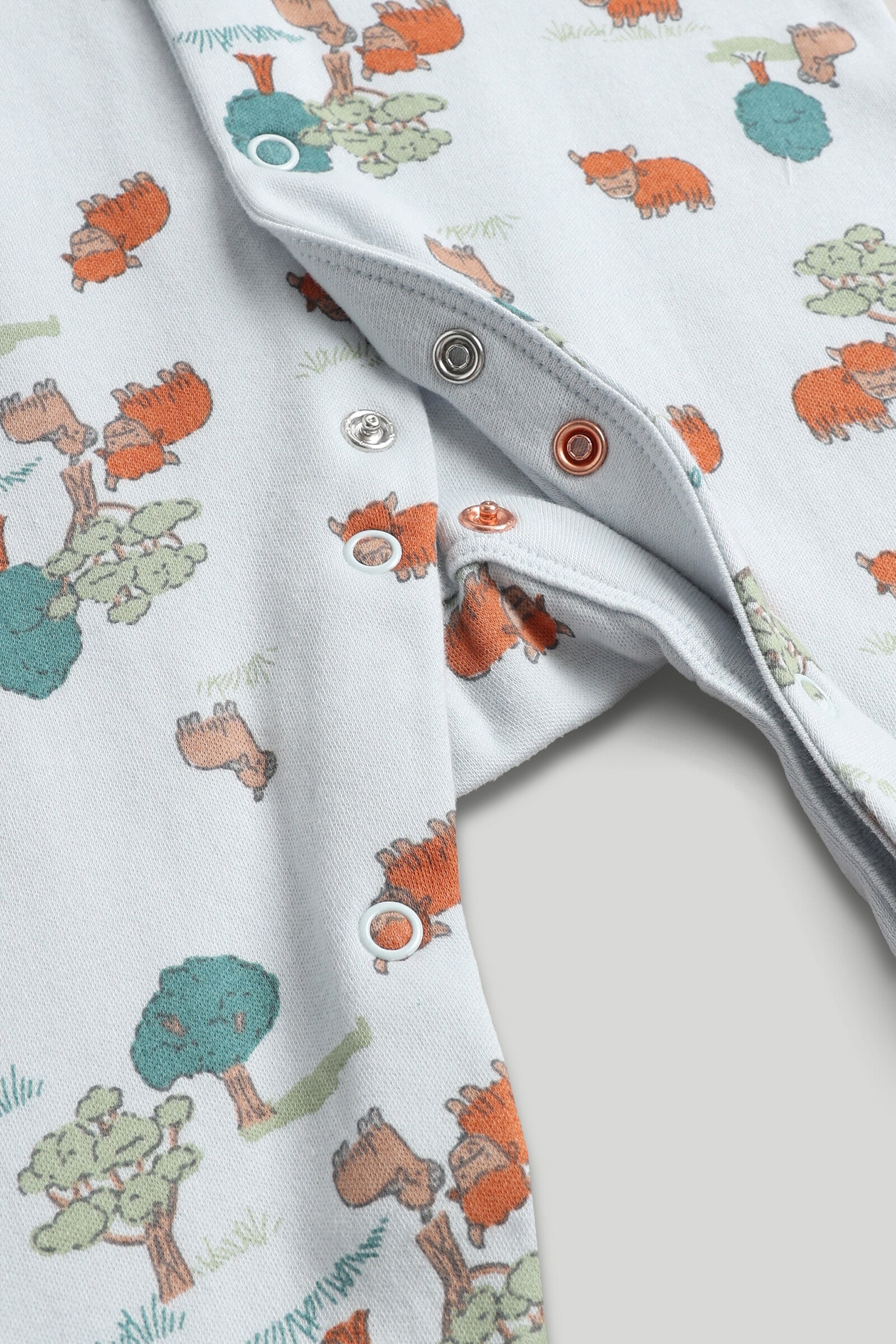 3 Pack Highland Cow Sleepsuits