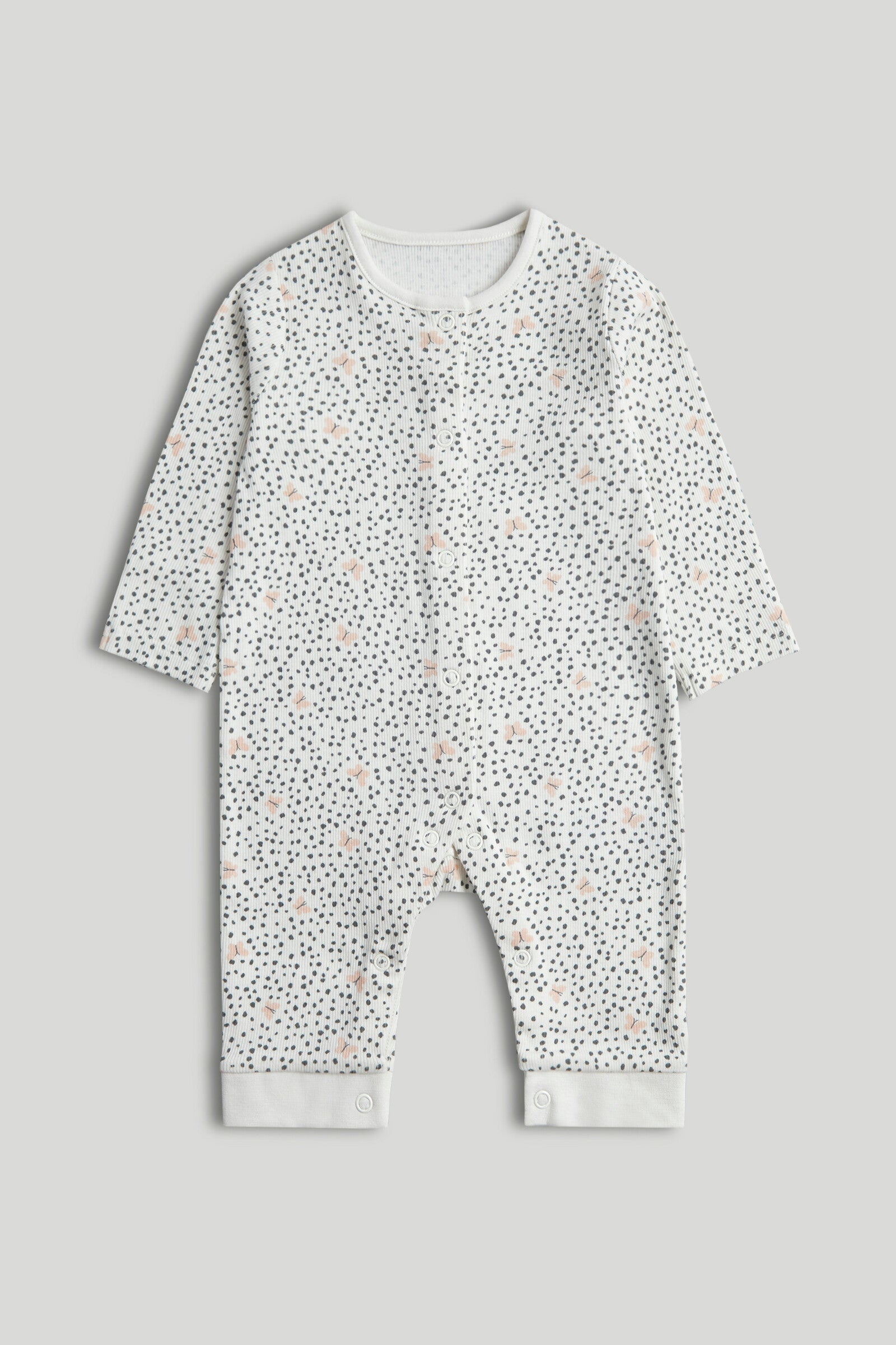 3 Pack Butterfly Footless Sleepsuits
