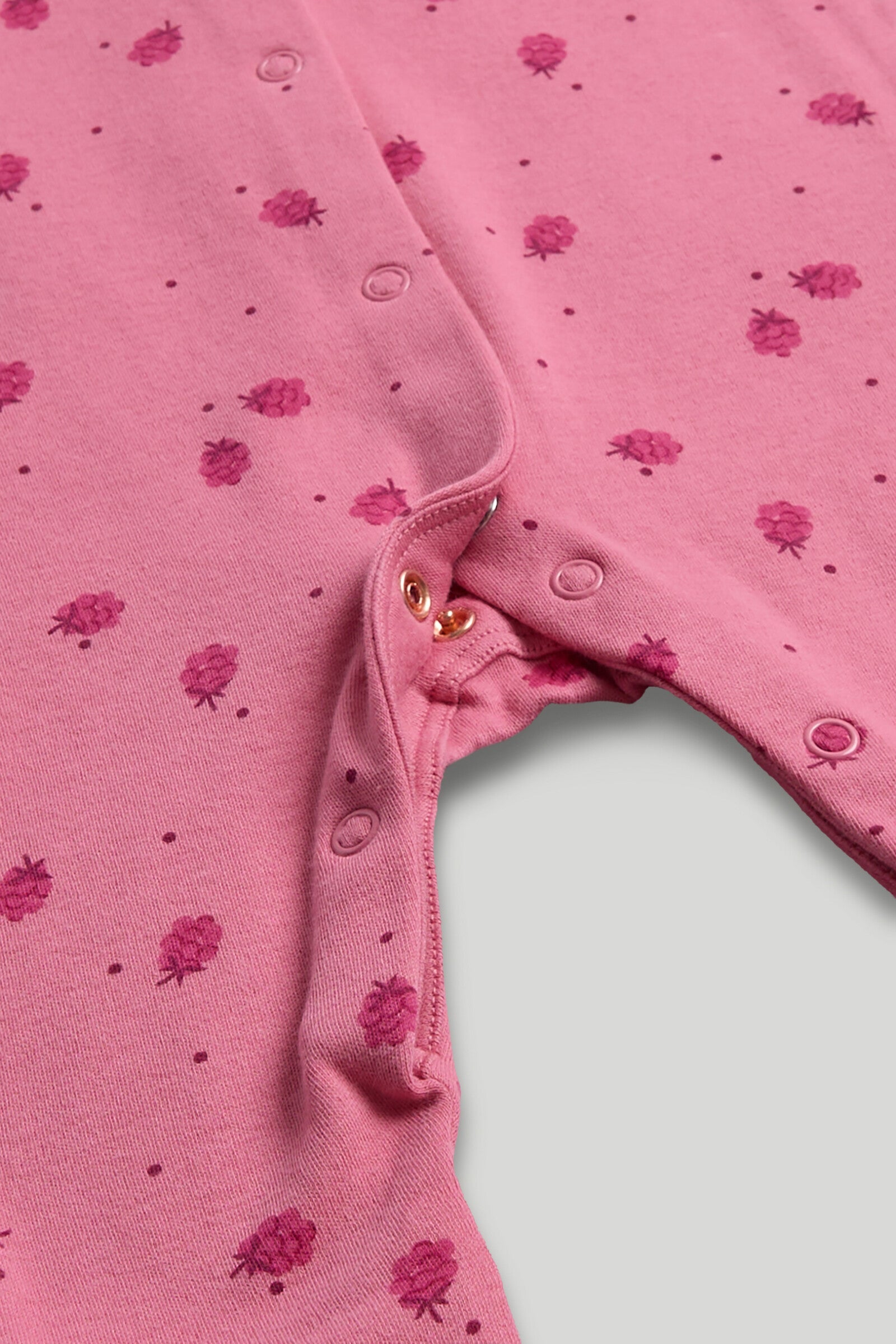 3 Pack Raspberry Sleepsuits
