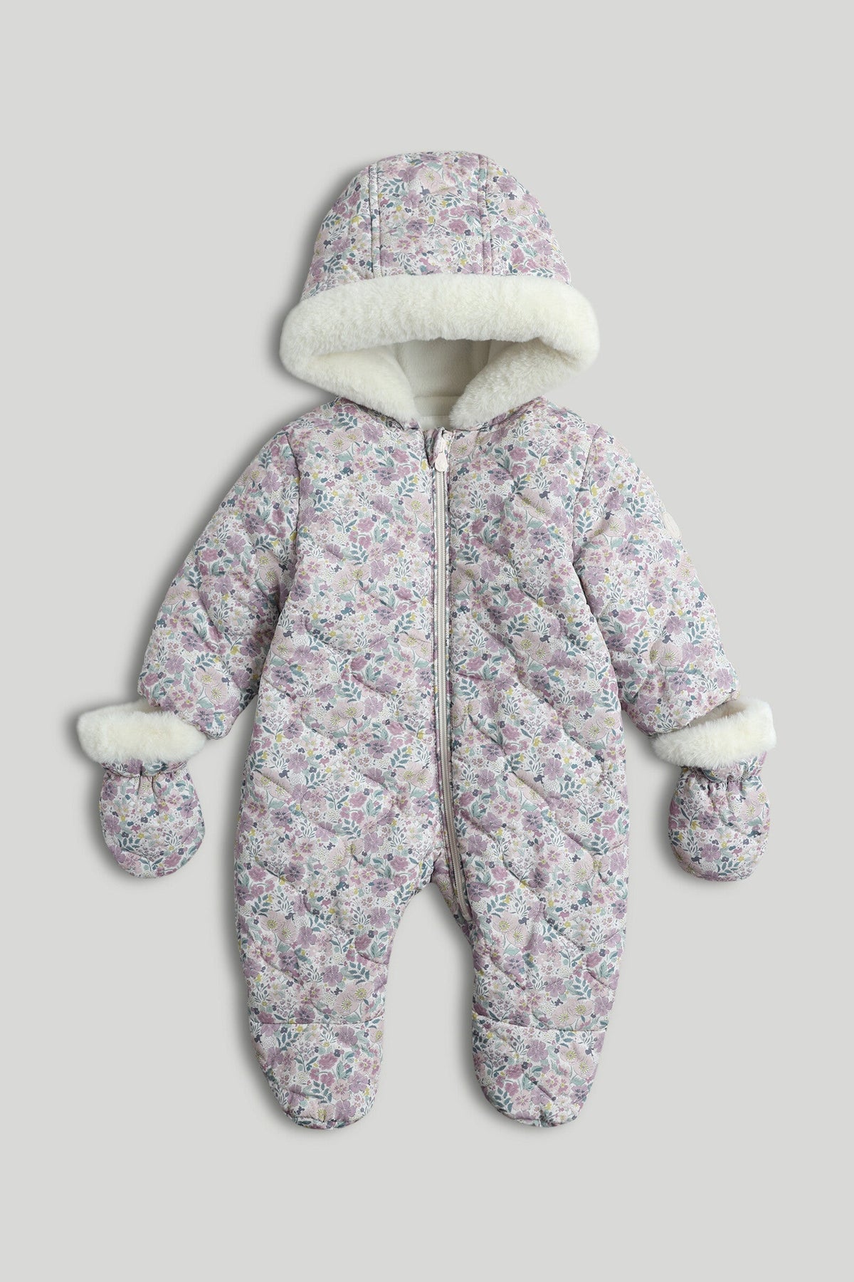 Floral Quilted Snowsuit