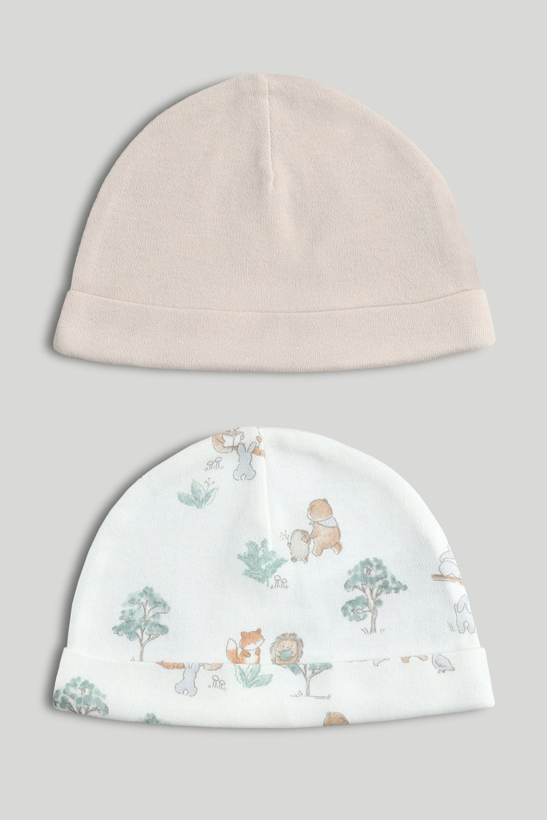 2 Pack My First Baby Hats - Multicolor / 6-12 Months