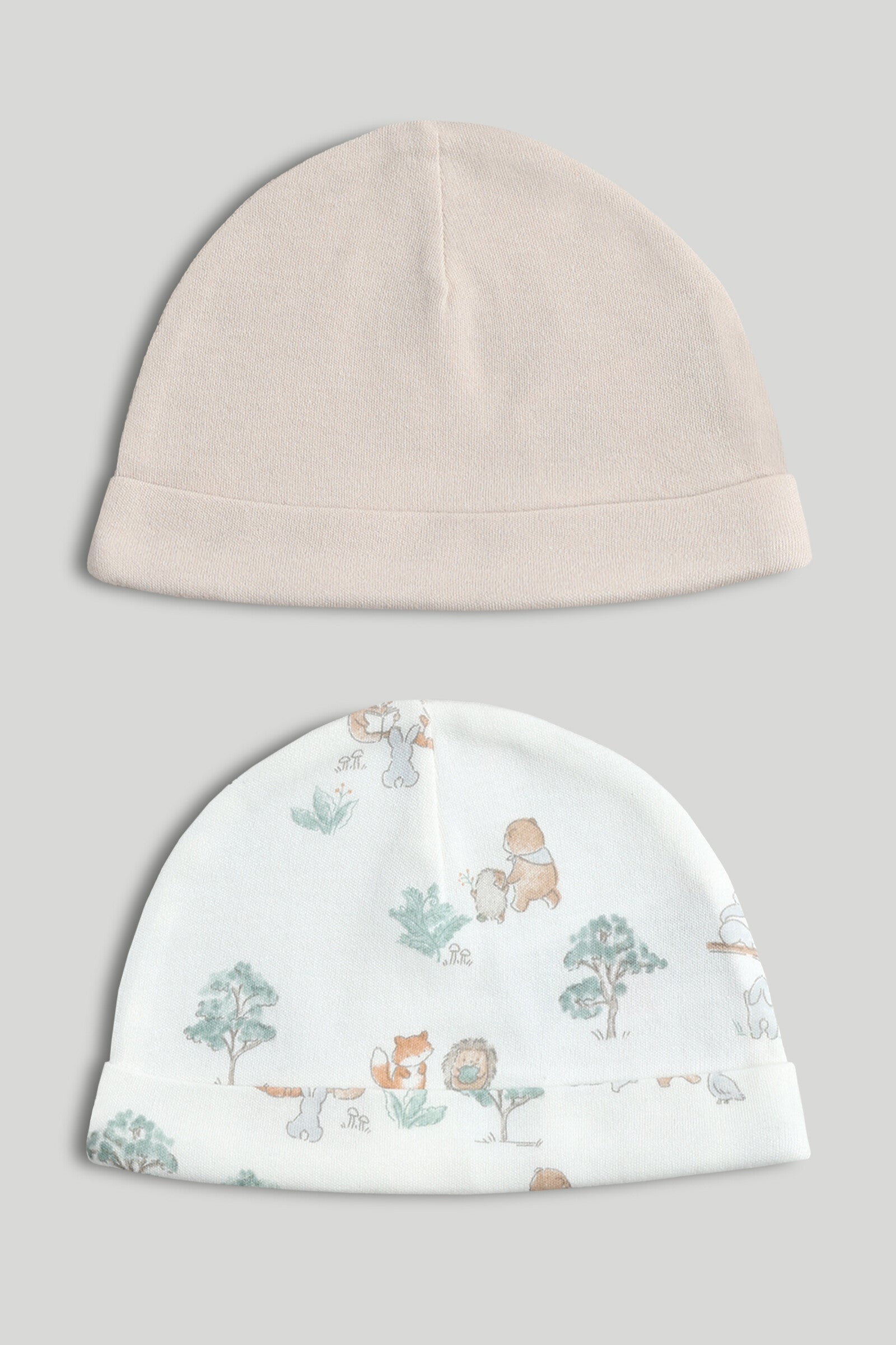 2 Pack My First Baby Hats - Multicolor / 6-12 Months