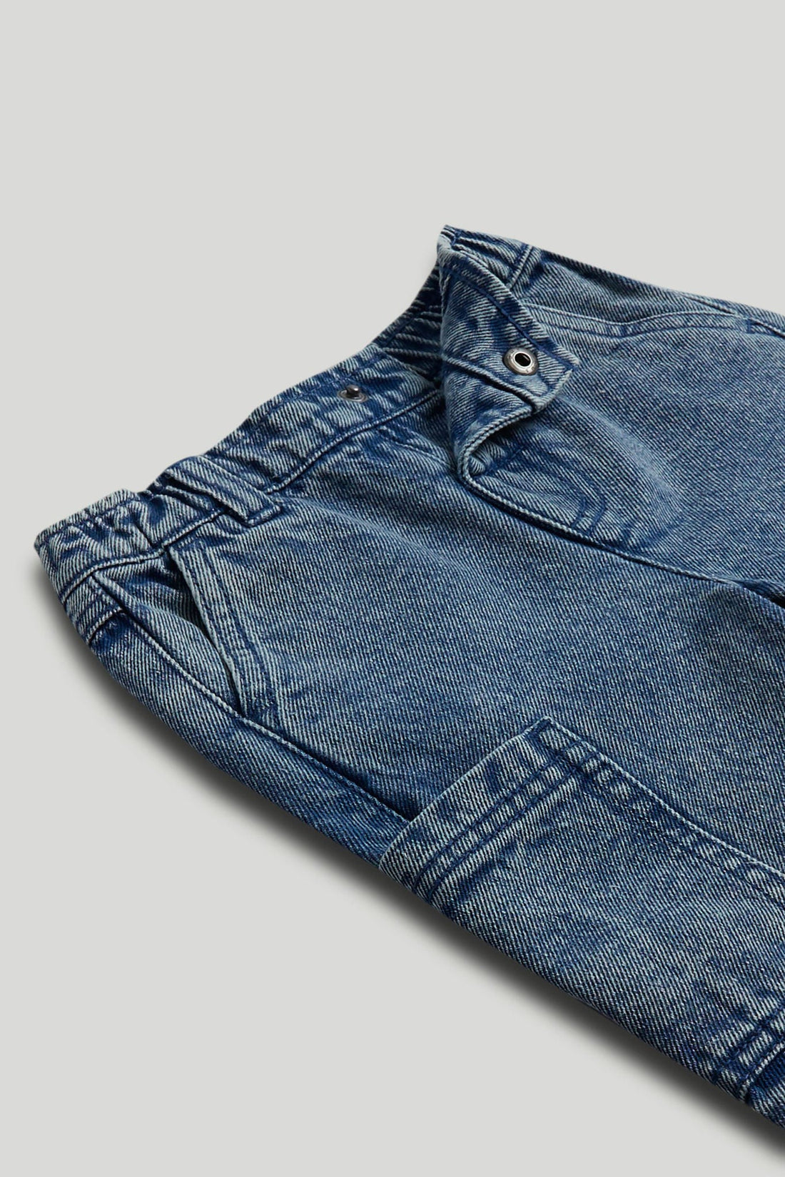 Denim Barrel Leg Jeans