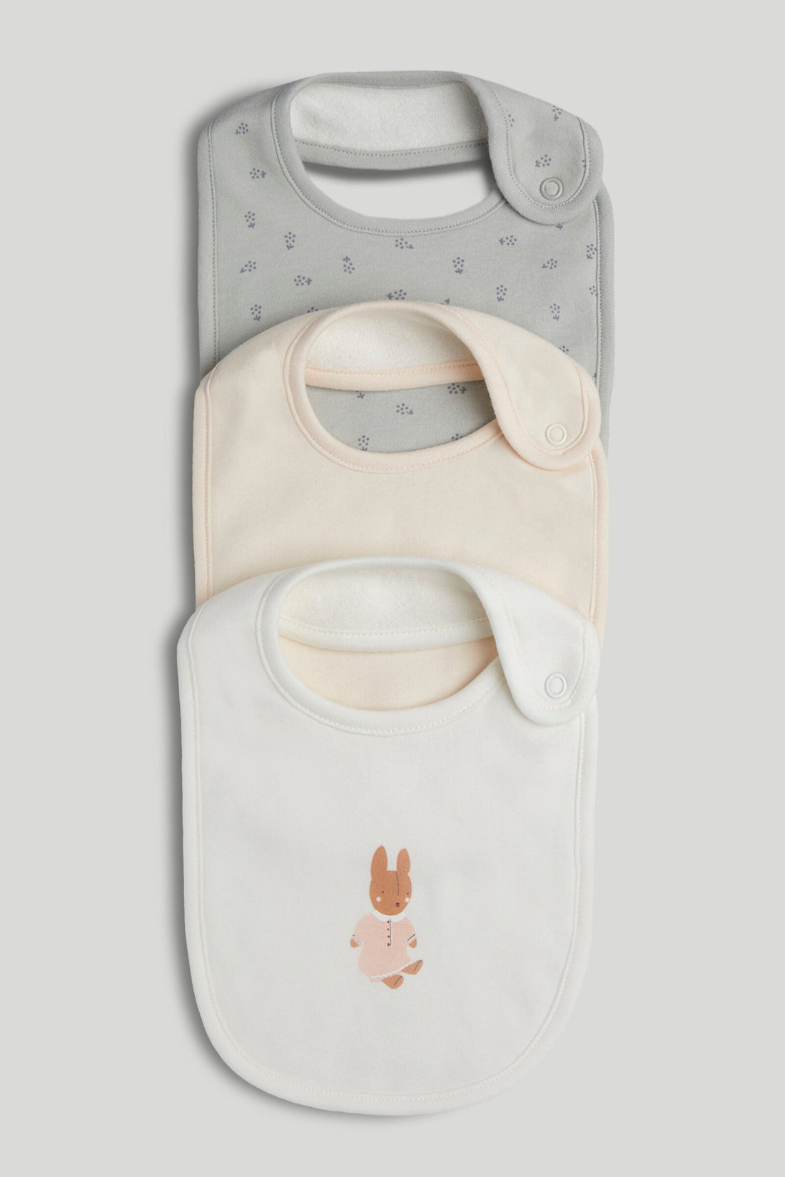 3 Pack Newborn Bibs - Multicolor