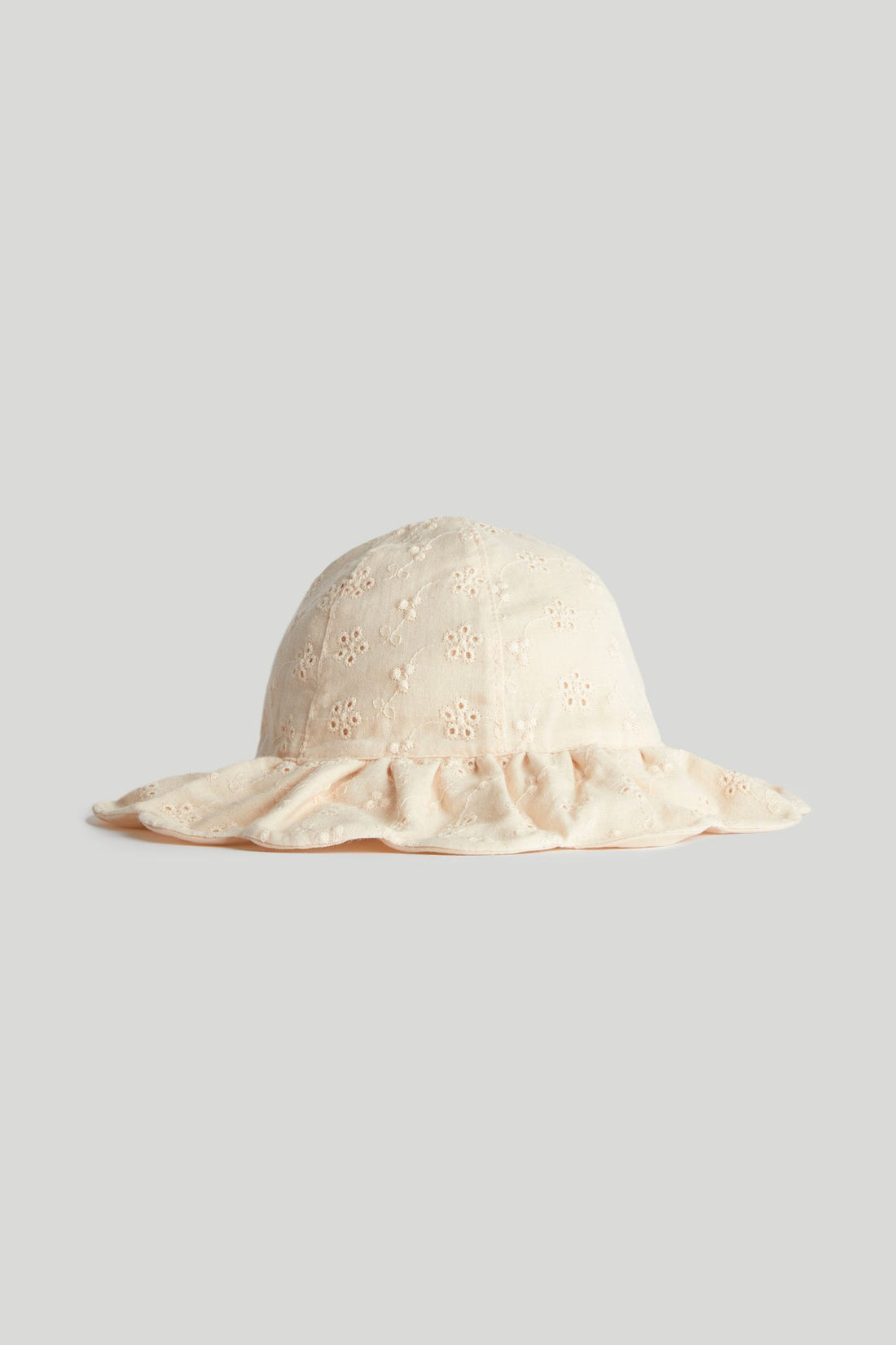 Pink Broderie UPF50+ Sun Hat - Pink / 6-12 Months