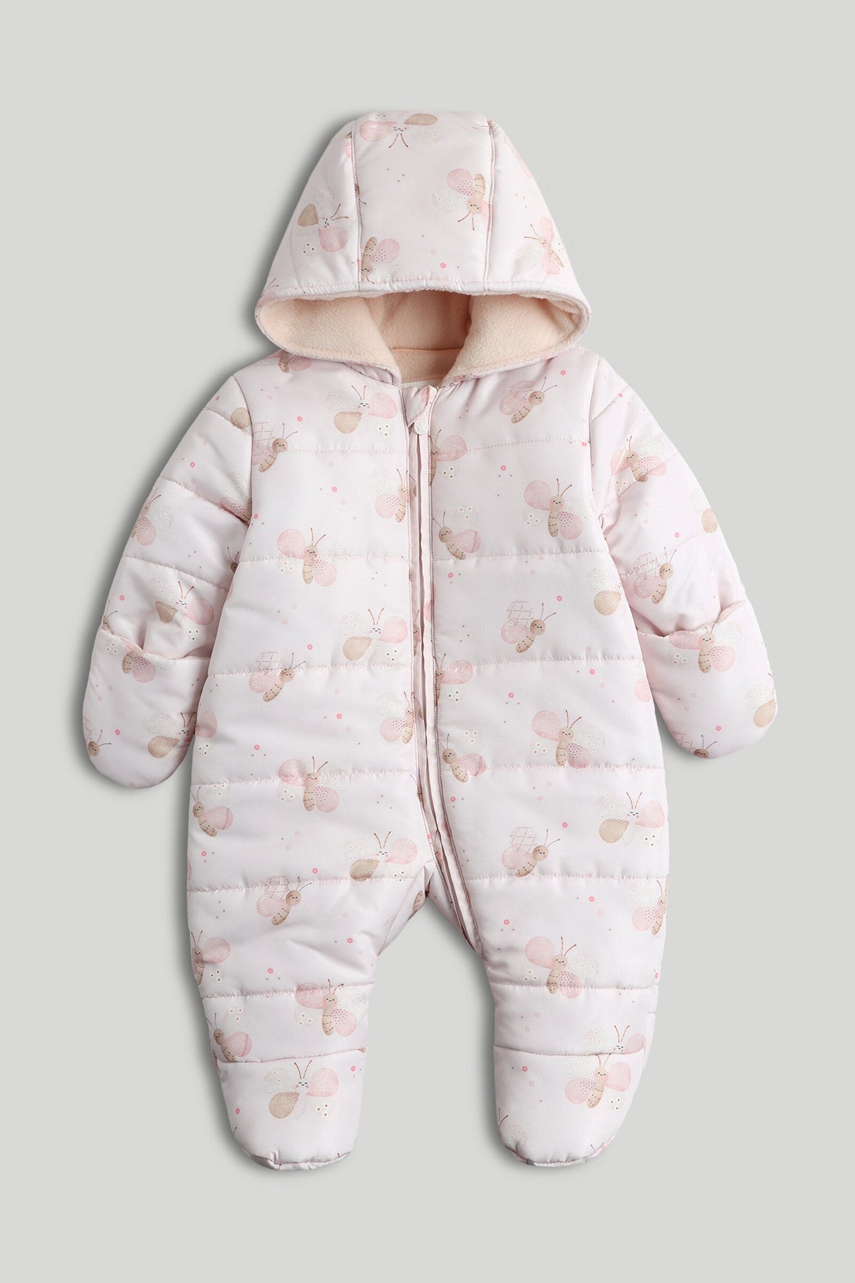 Pink Butterfly Snowsuit