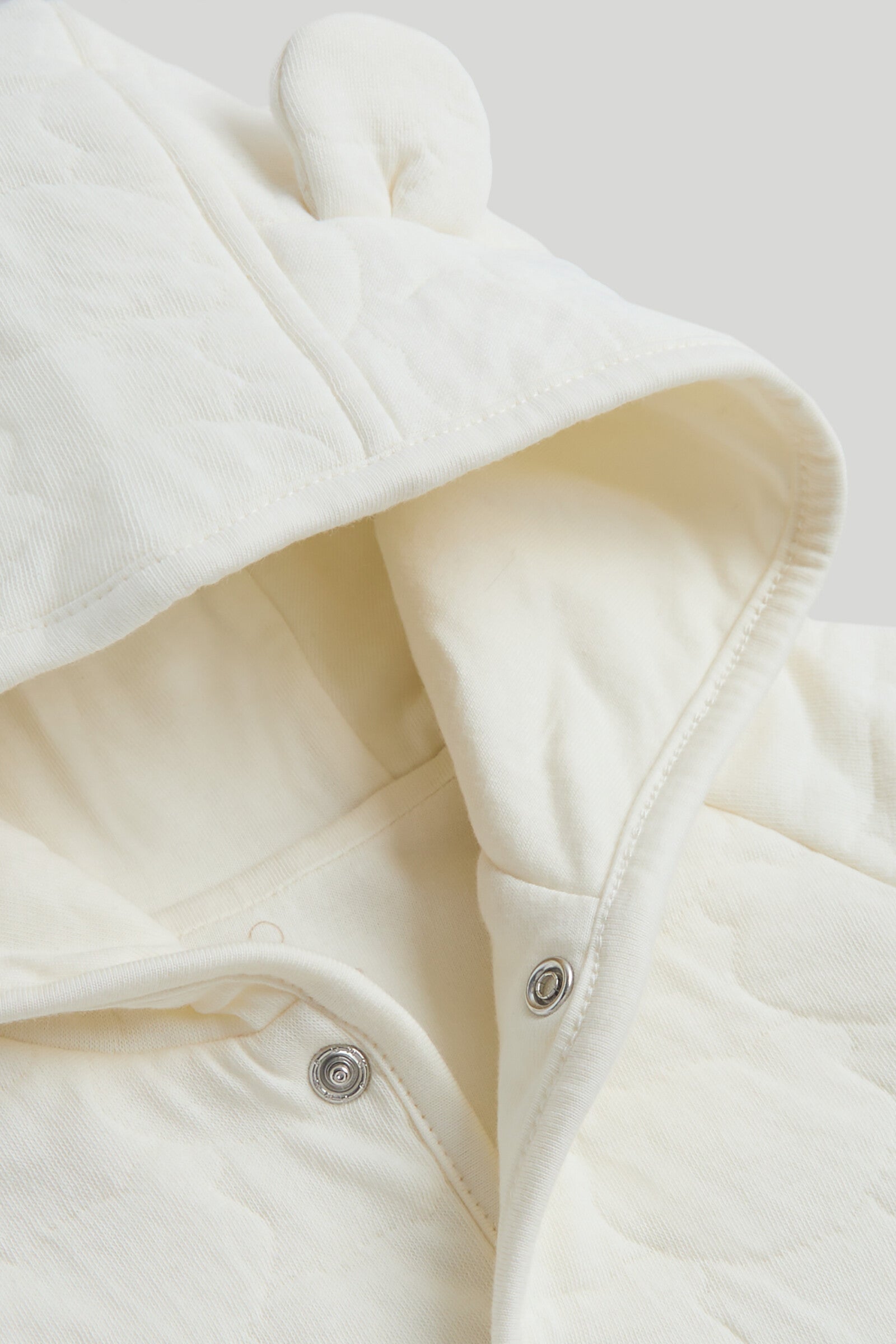Cream Quilted Jacket