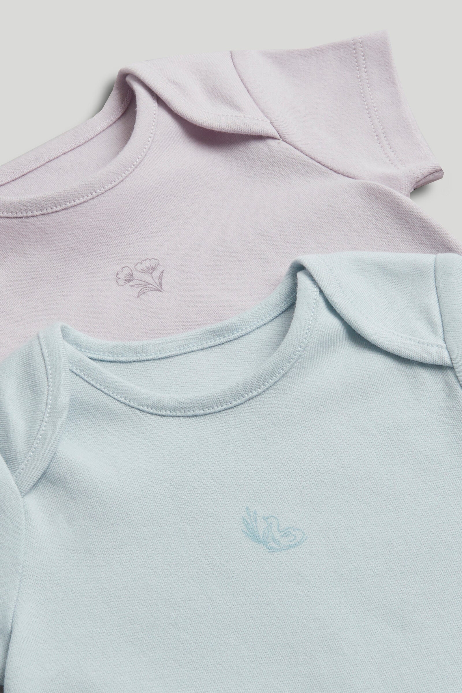 5 Pack Swan Short-Sleeved Bodysuits