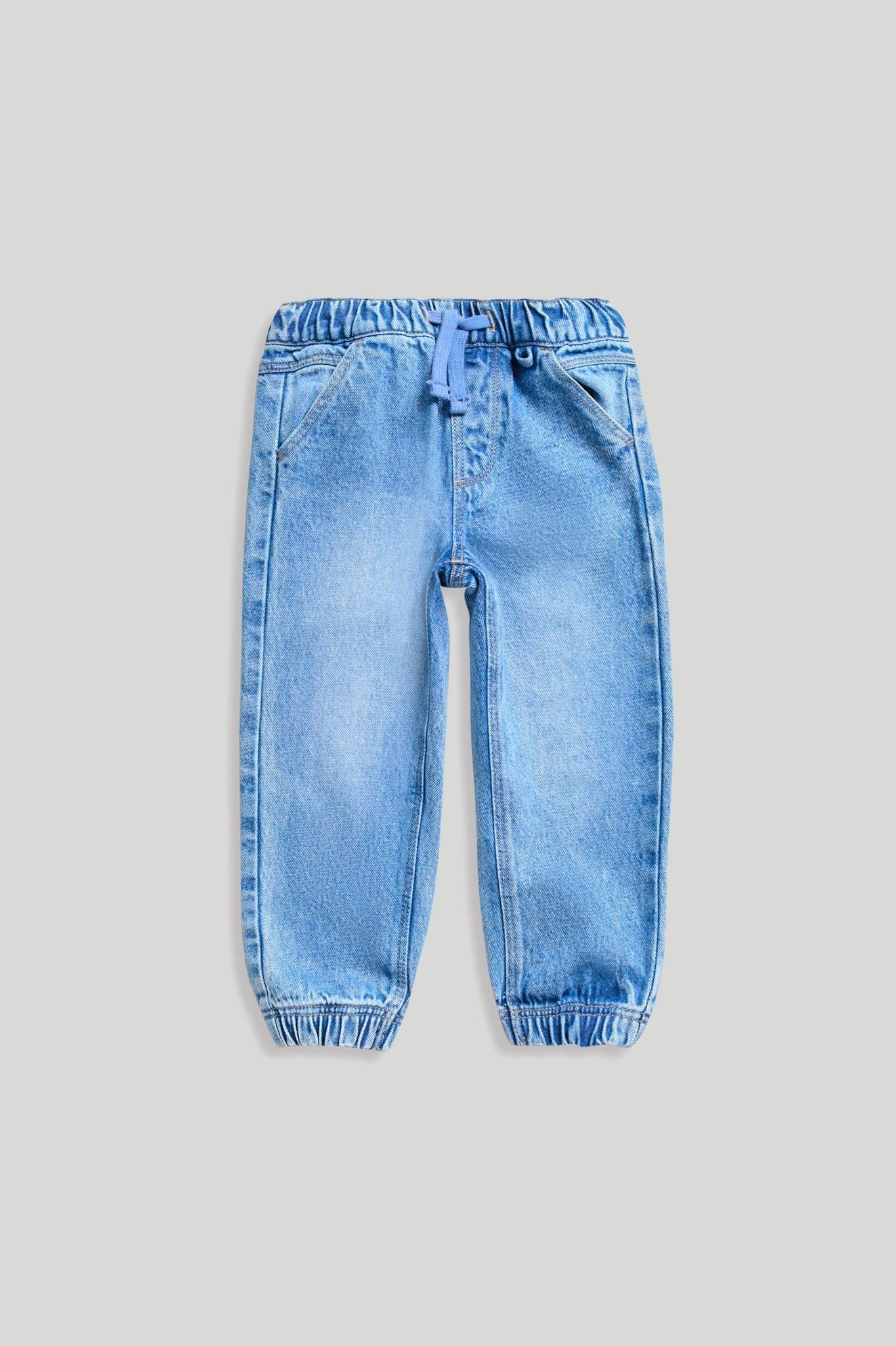 Denim Jogger Jeans, 12 months to 6 years - Blue / 12-18 Months
