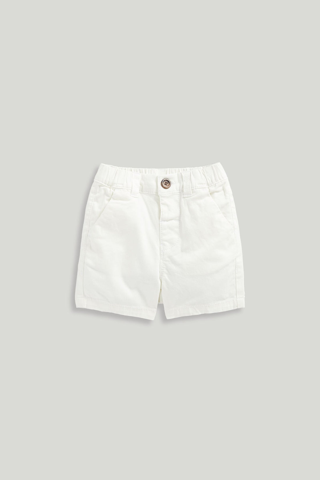 White Chino Shorts - White / 3-4 Years
