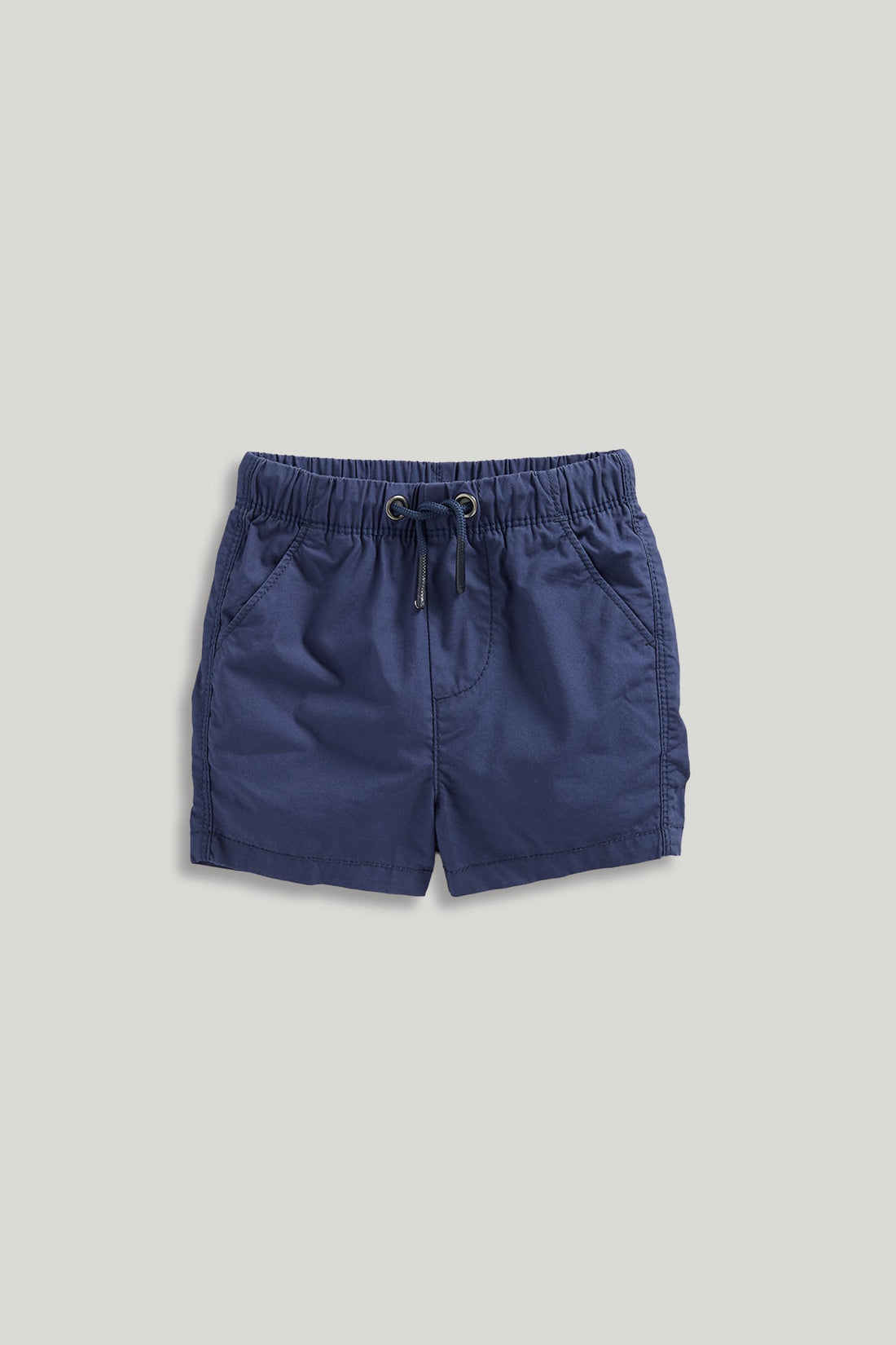 Navy Pull-On Shorts - Navy / 18-24 Months