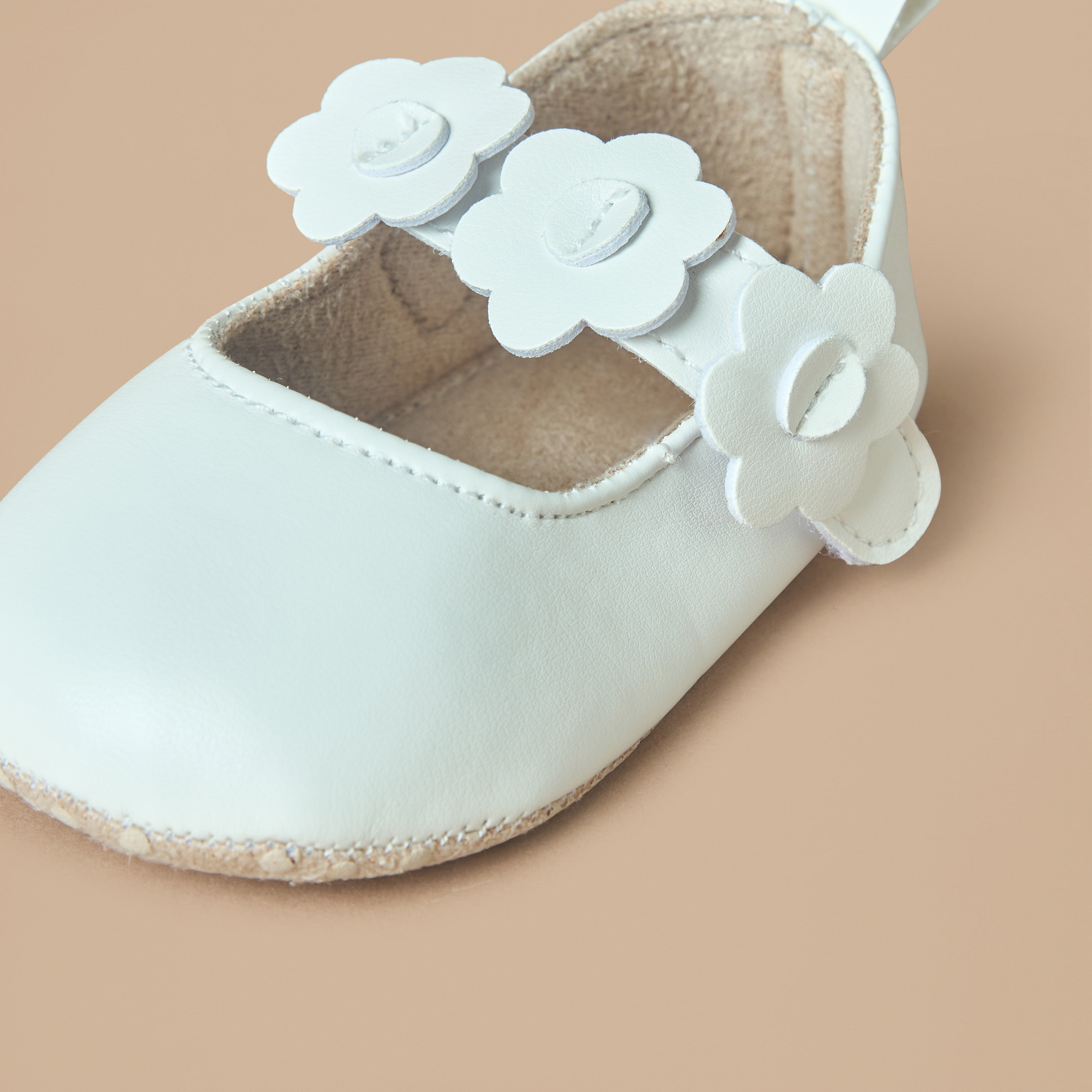 Juniors Flower Applique Booties and Headband Set