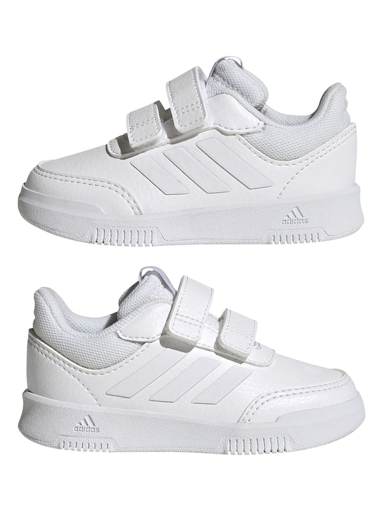 adidas White Tensaur Hook and Loop Infant Trainers - Size EU 20 (UK 4)