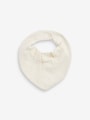 Cream Muslin Baby Dribble Bibs 3 Pack - Size One