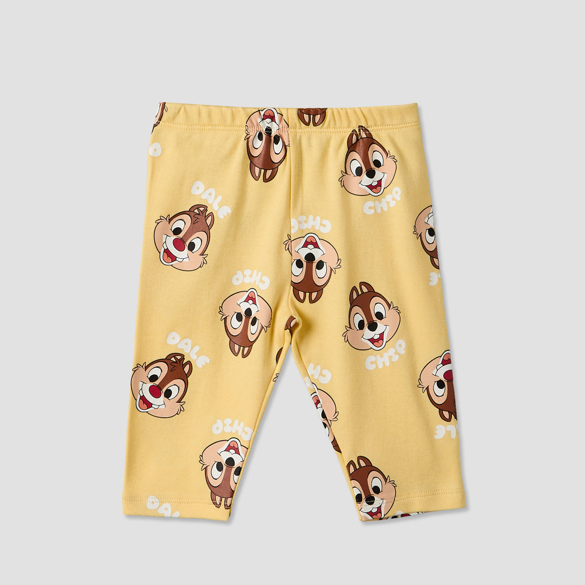 Disney Cotton Round Neck Long Sleeves Pyjama Set with Chip &
