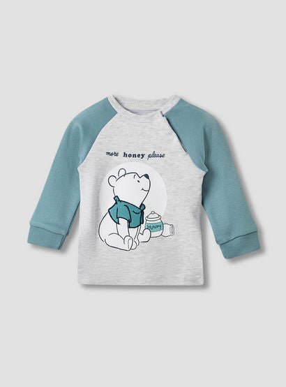 Disney Pyjama Set with Winnie The Pooh Print - Cotton - Long Sleeves - Crew Neck-promo_babyshop_Buy2for79_UAE130126-image-2