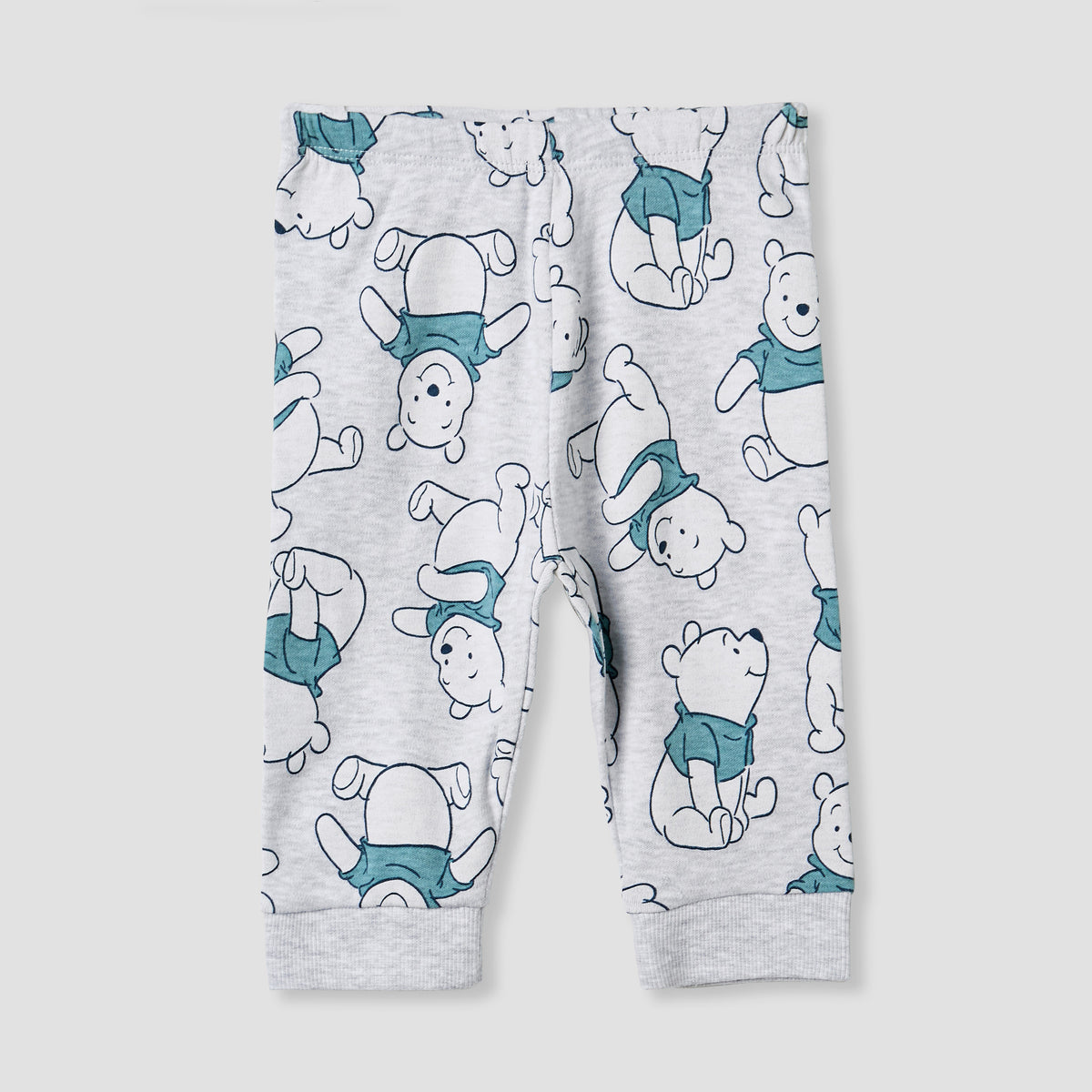 Disney Pyjama Set with Winnie The Pooh Print - Cotton - Long Sleeves - Crew Neck