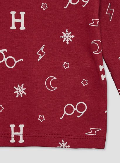 Warner Bros Cotton Round Neck Long Sleeves Pyjama Set with Harry Potter Print-baby-boys-clothing-nightwear-pyjamasets-image-8
