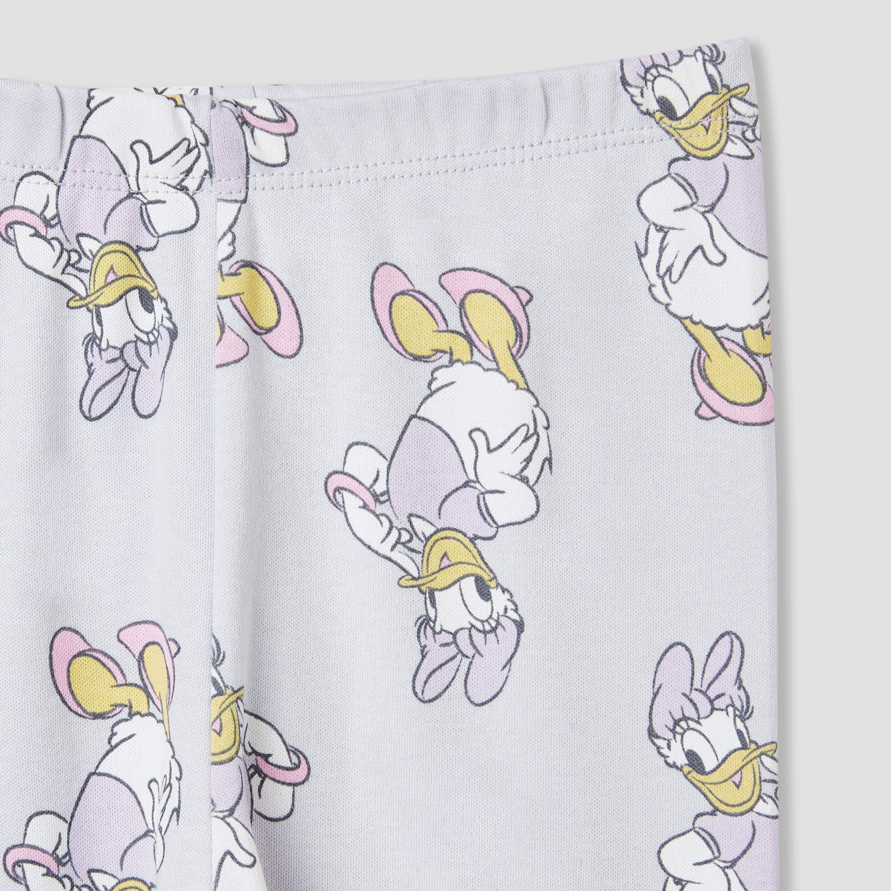 Disney Pyjama Set with Daisy Duck Print - Cotton - Long Sleeves - Crew Neck