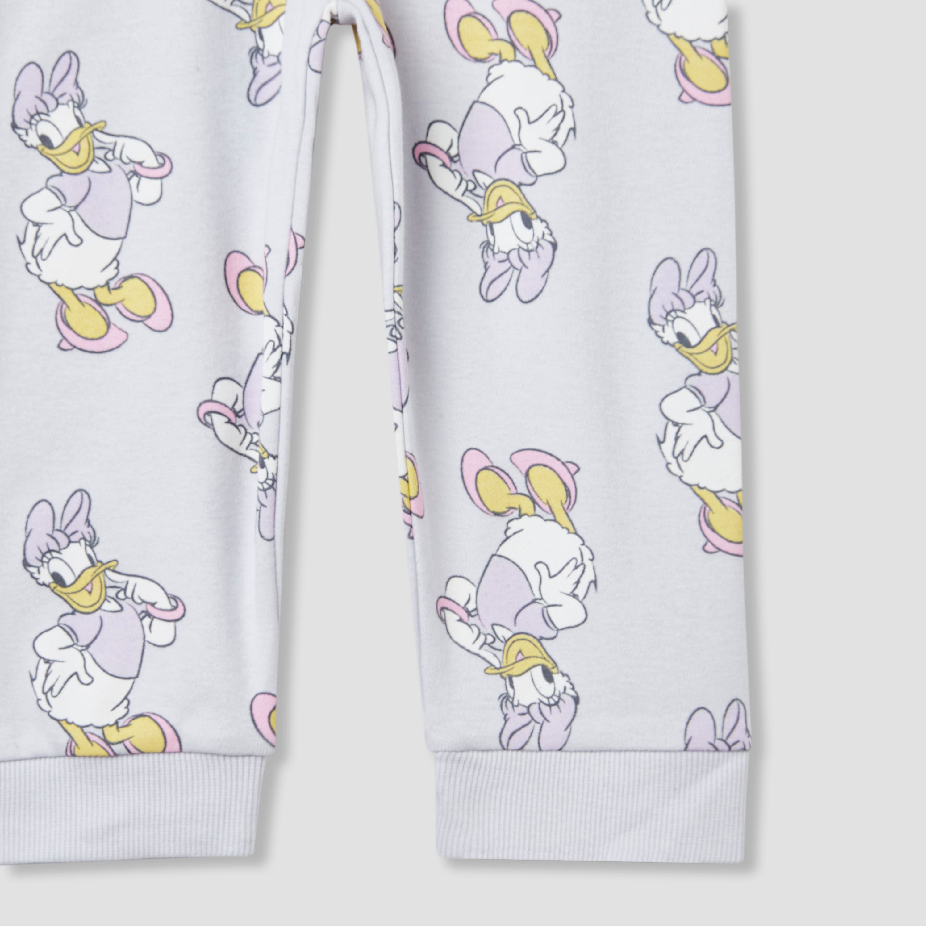 Disney Pyjama Set with Daisy Duck Print - Cotton - Long Sleeves - Crew Neck