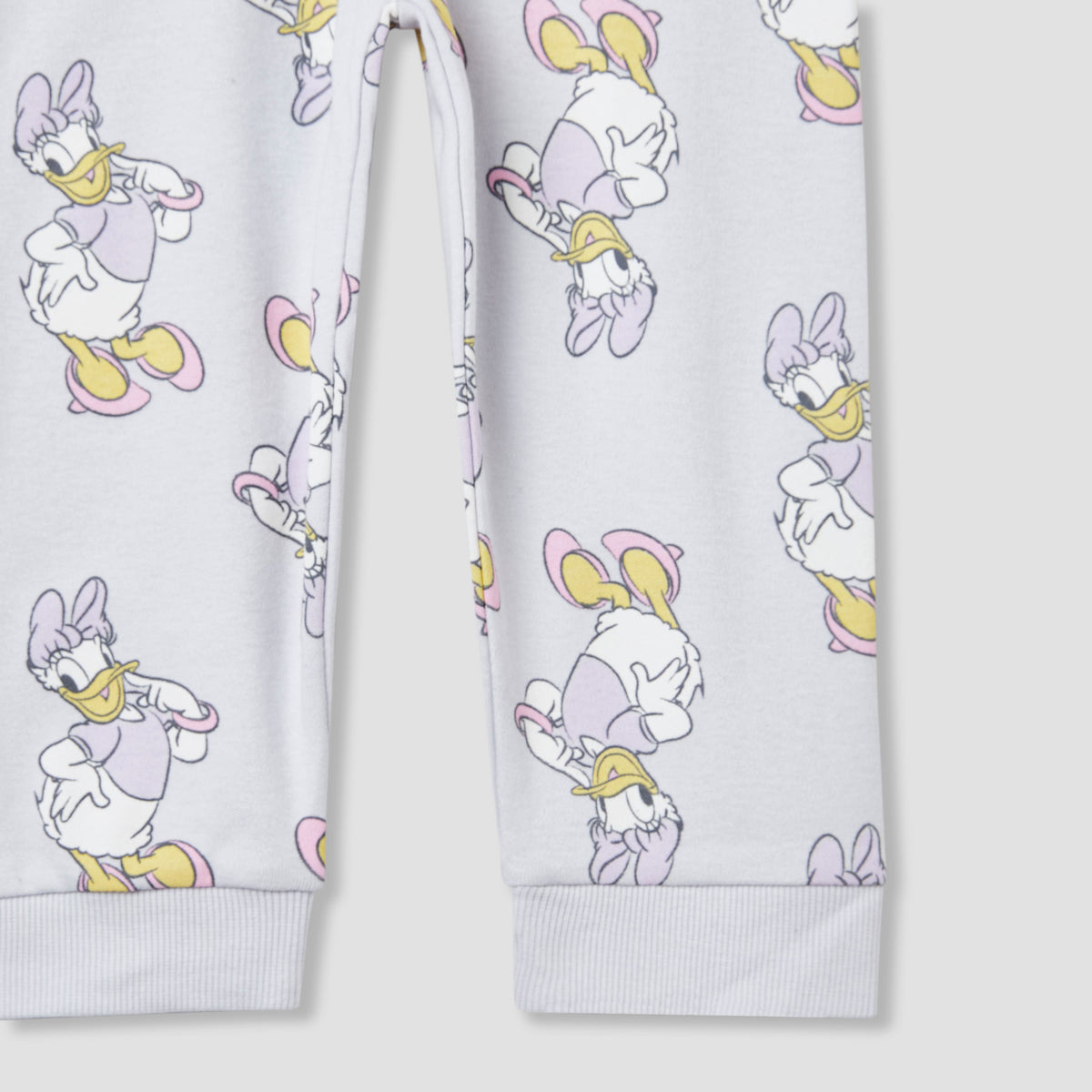 Disney Pyjama Set with Daisy Duck Print - Cotton - Long Sleeves - Crew Neck