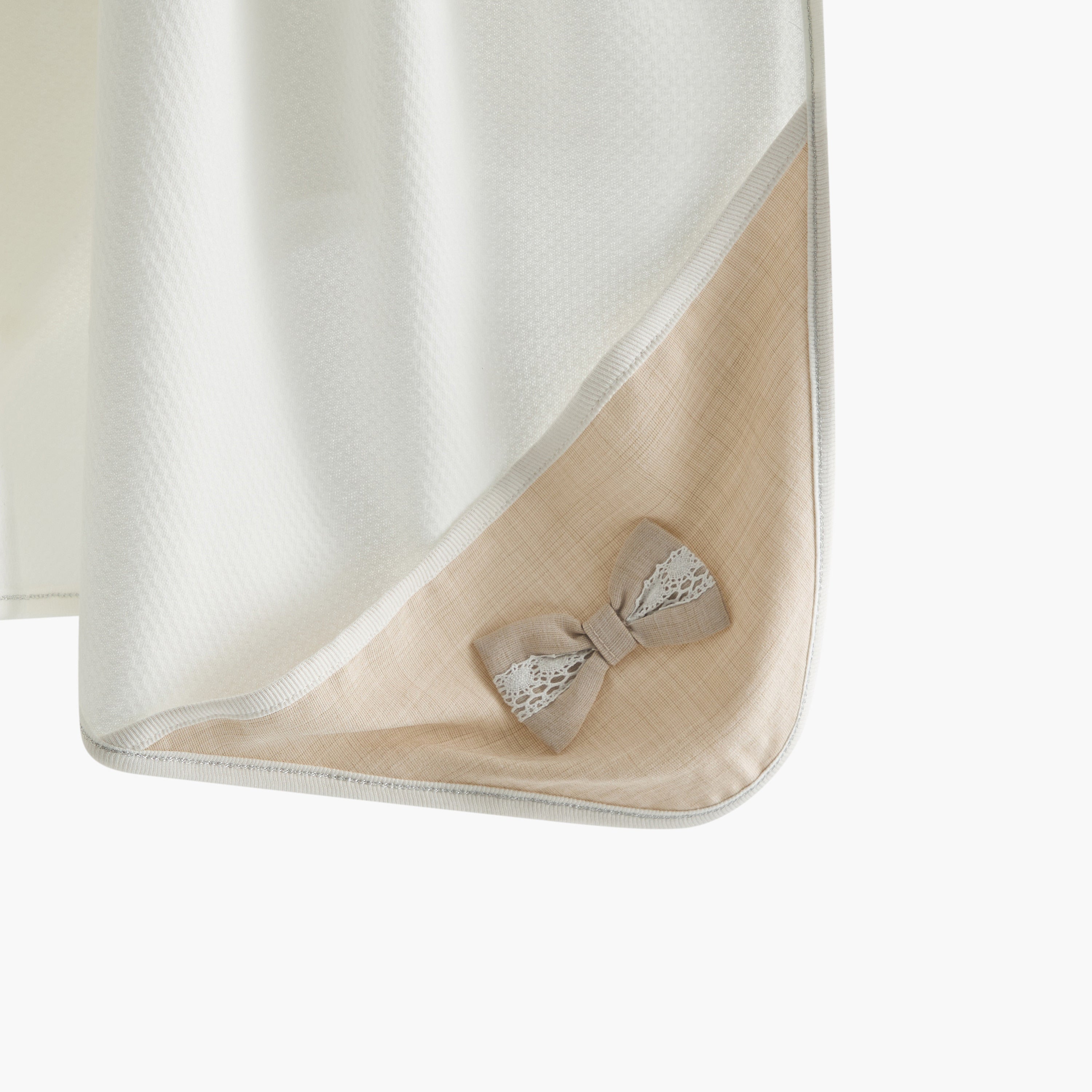 Giggles Textured Hooded Receiving Blanket - 70x70 cm