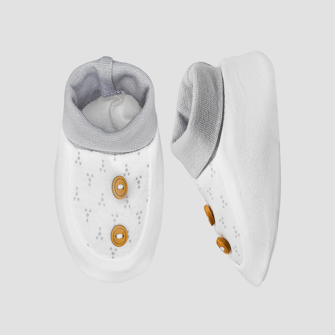 Giggles Booties with Dot Print
