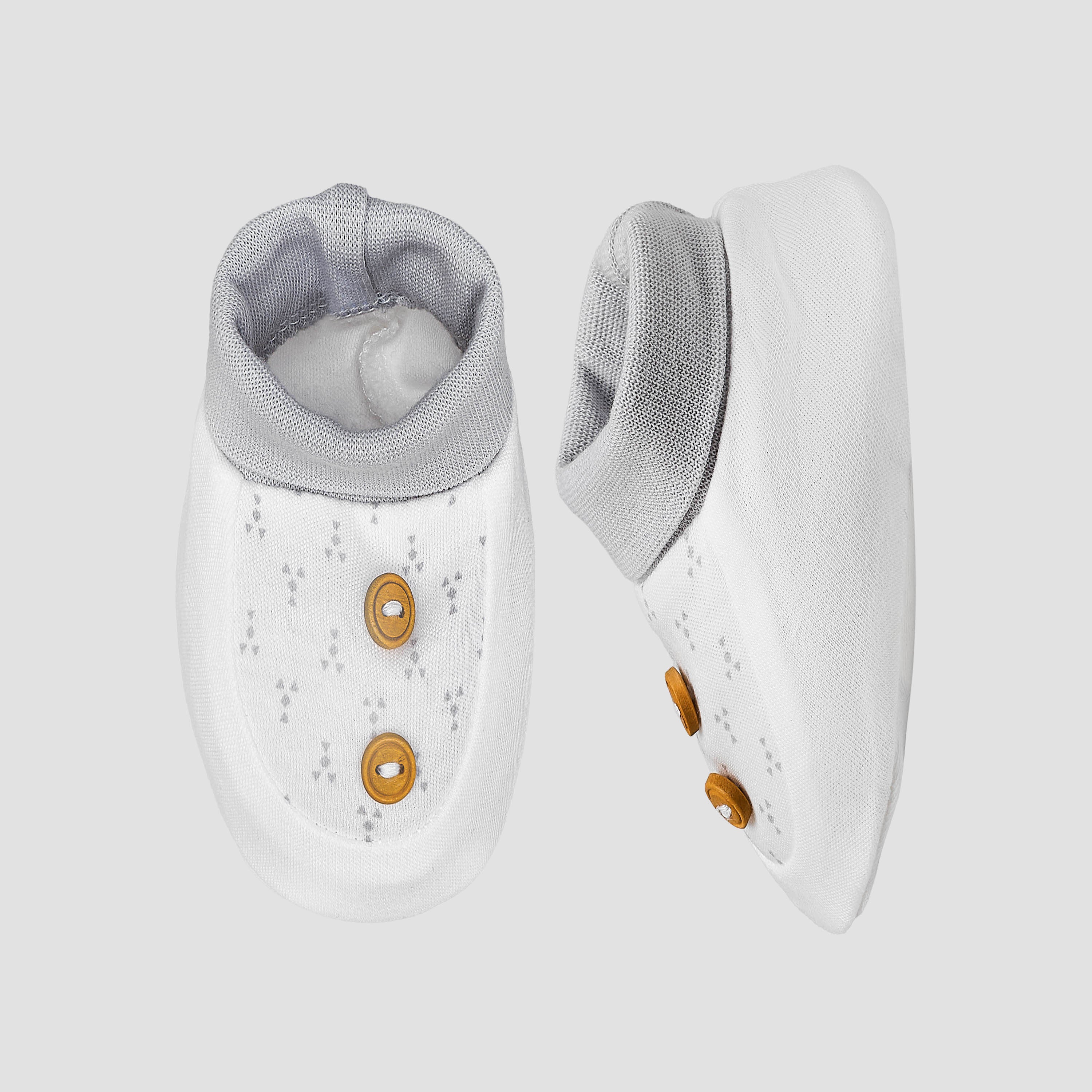 Giggles Booties with Dot Print