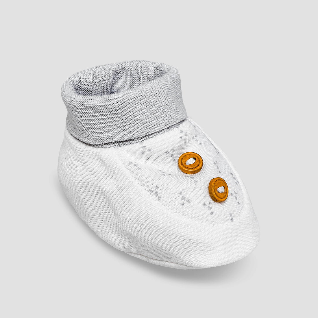 Giggles Booties with Dot Print