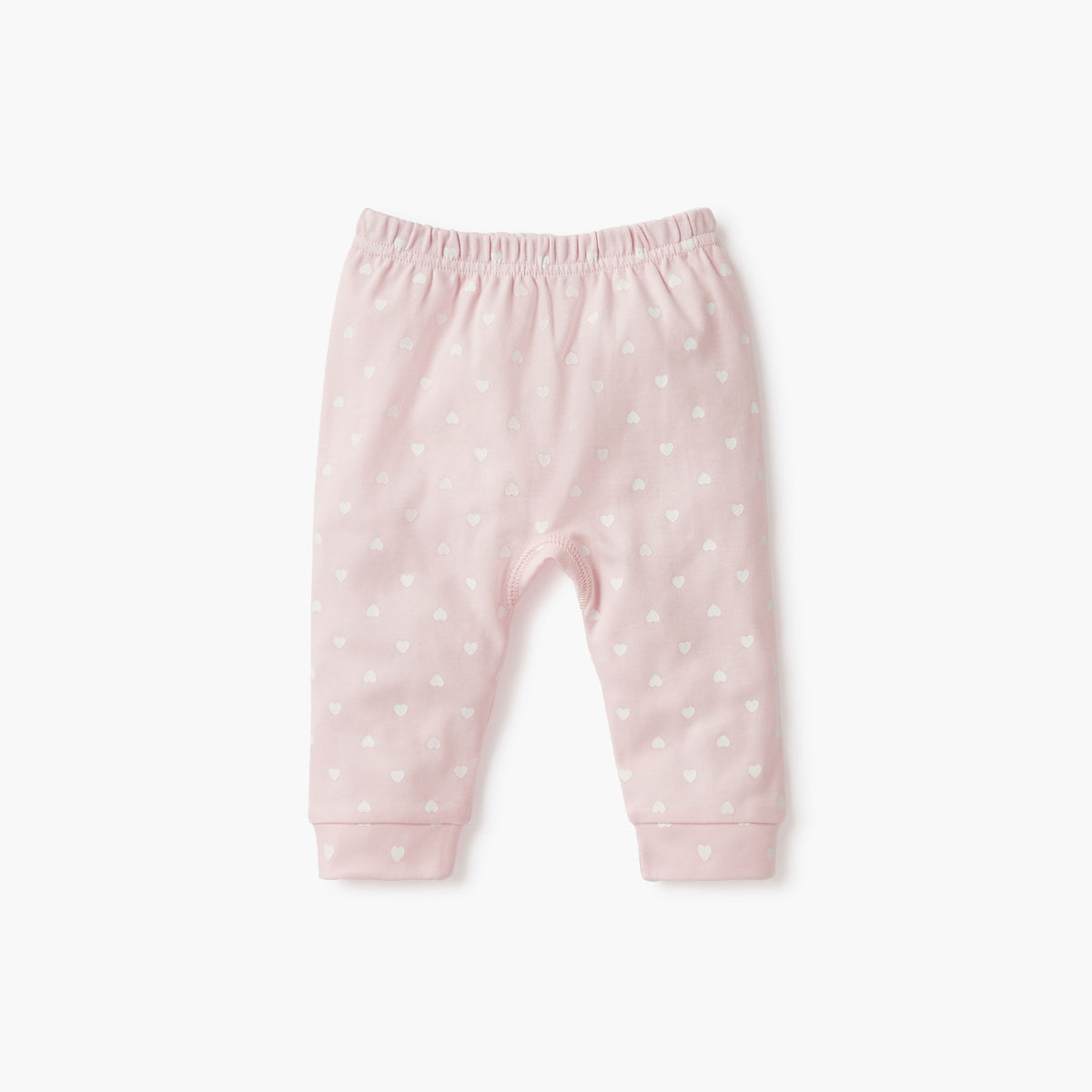 Giggles Bunny Applique T-shirt and Heart Print Pyjama Set