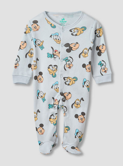 Disney Mickey Mouse and Friends Print Sleepsuit - Set of 2-baby-boys-clothing-nightwear-sleepsuits-image-2