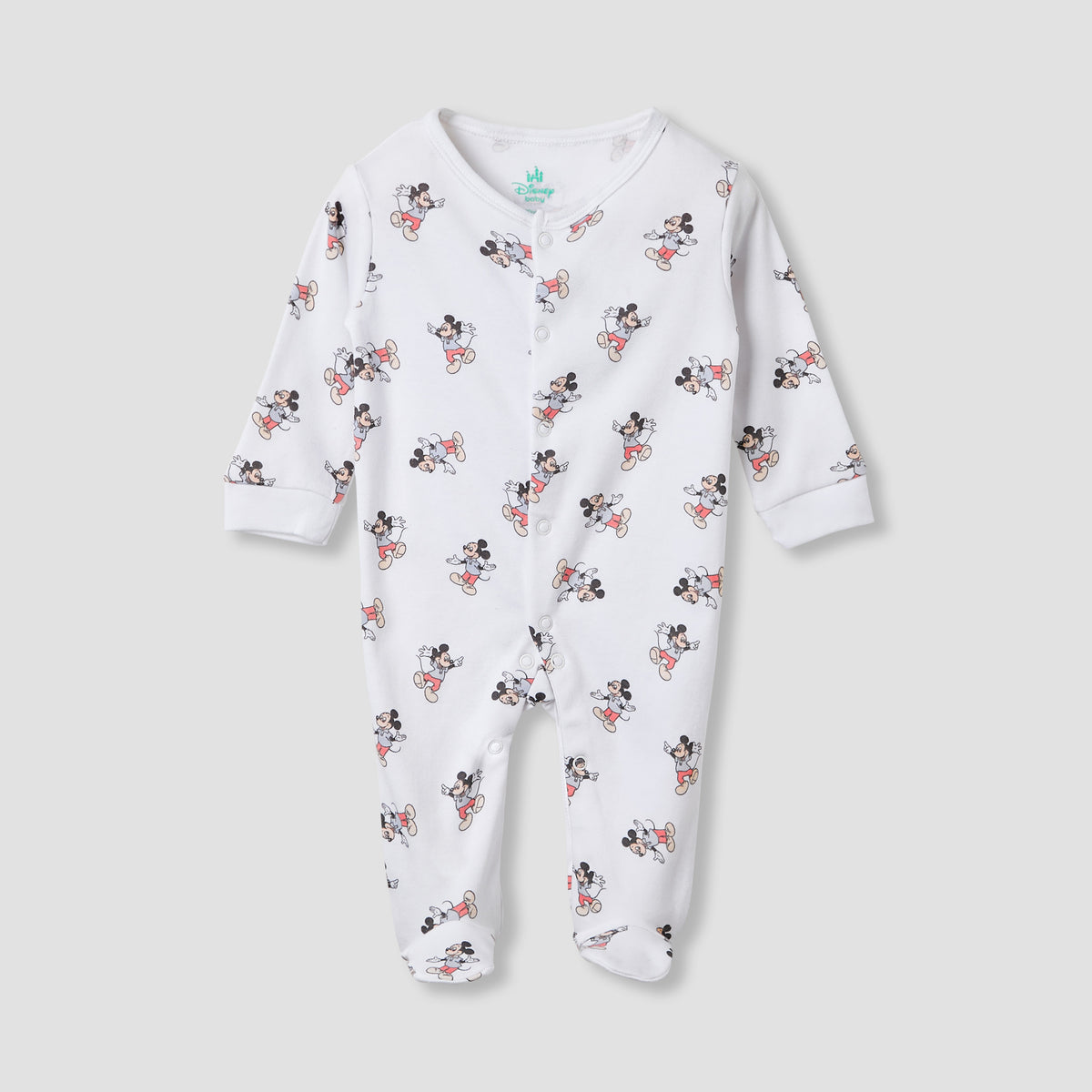 Disney Mickey Mouse and Friends Print Sleepsuit - Set of 2