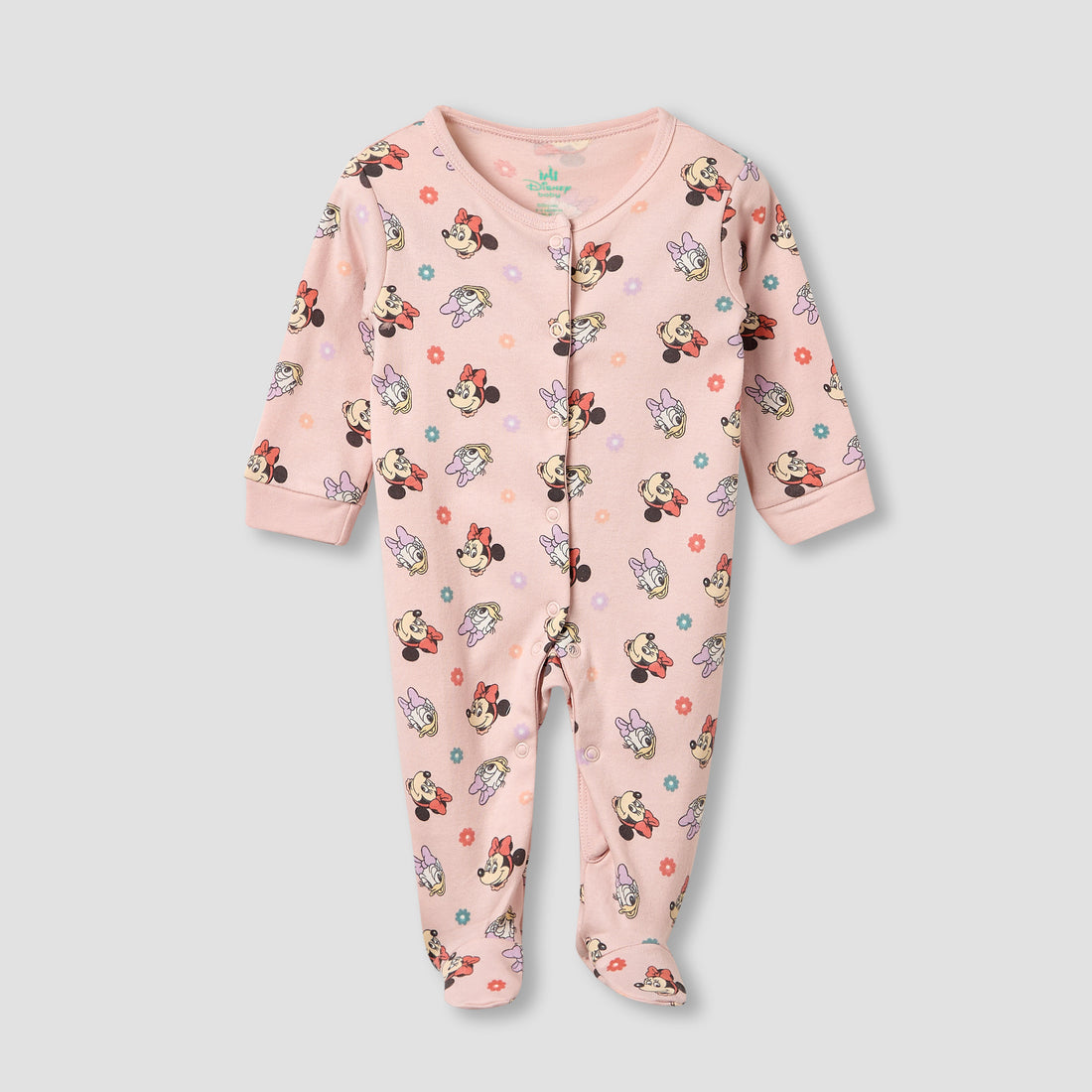 Disney Minnie Mouse and Daisy Duck Print Sleepsuit - Set of 2