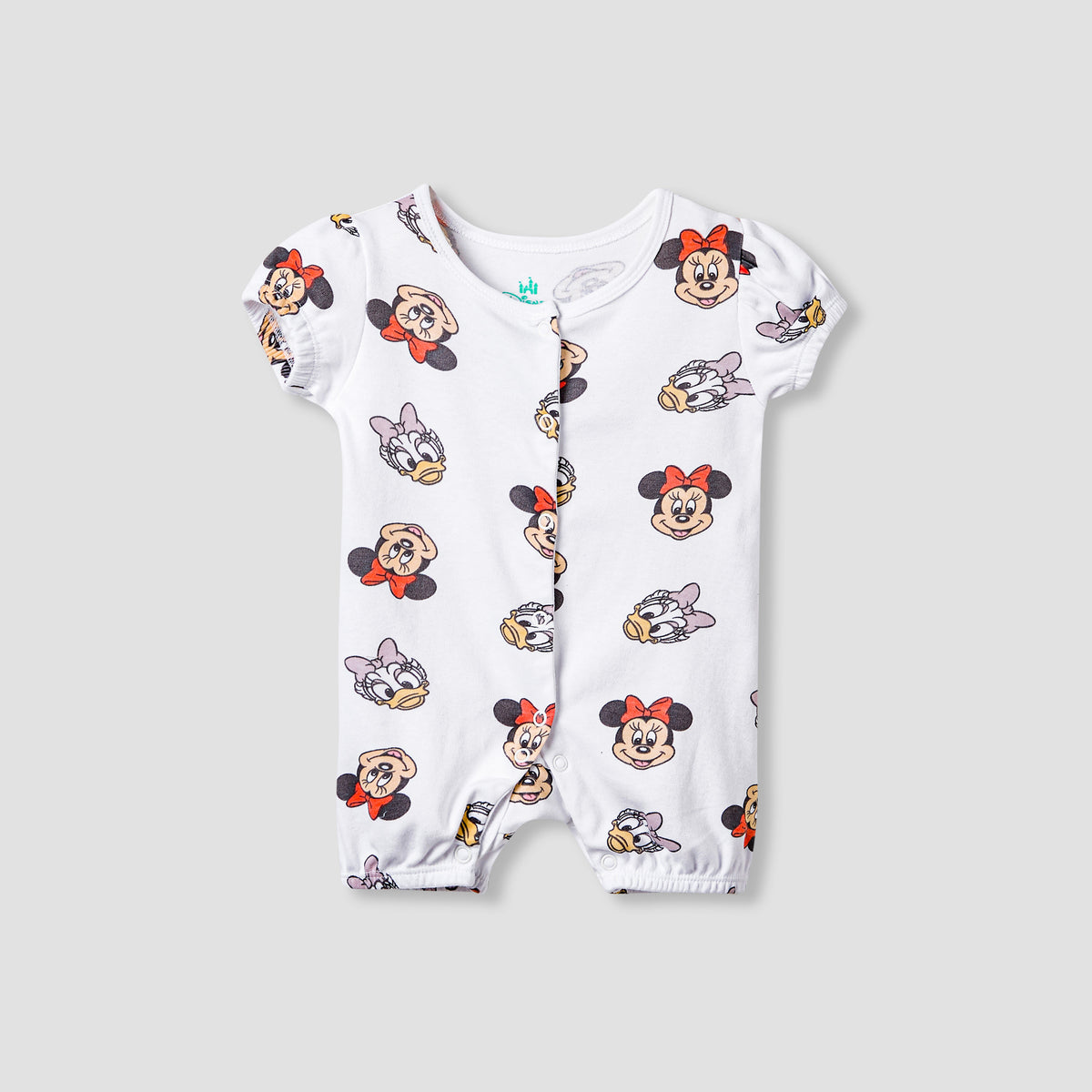 Disney Minnie Mouse and Daisy Duck Print Romper and Sleepsuit