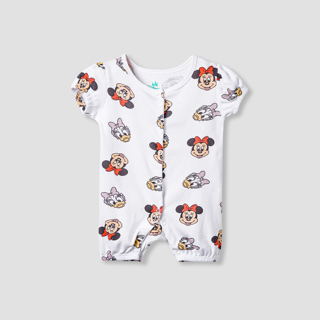 Disney Minnie Mouse and Daisy Duck Print Romper and Sleepsuit