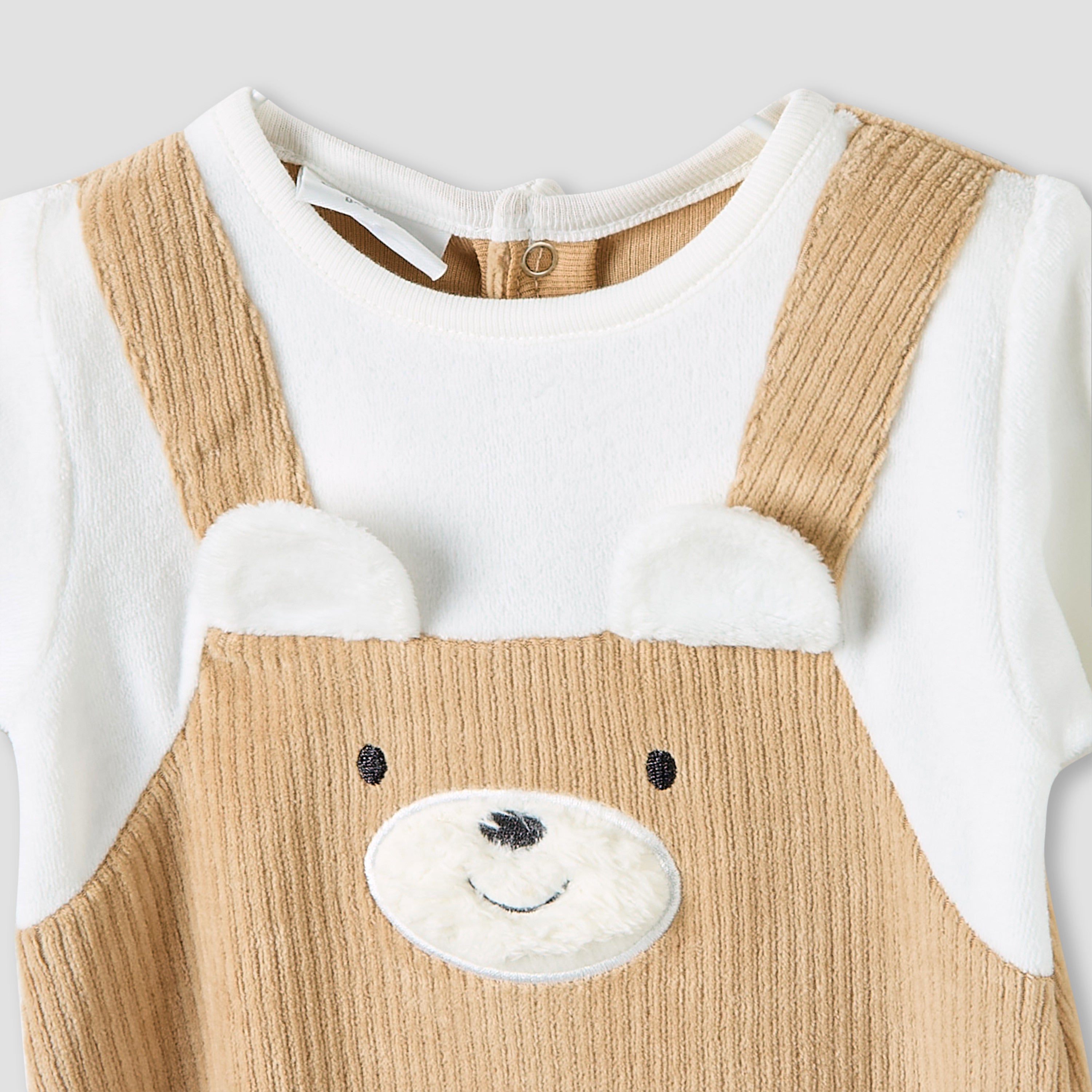 Juniors Sleepsuit with Ribbed Cap - Long Sleeves