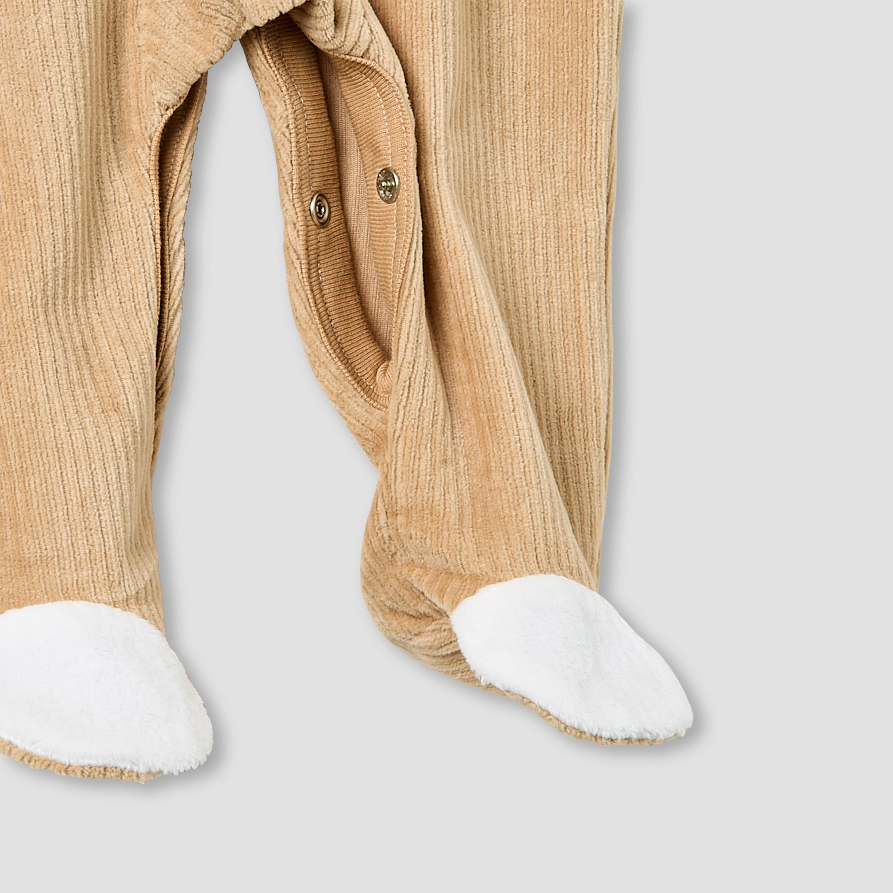 Juniors Sleepsuit with Ribbed Cap - Long Sleeves