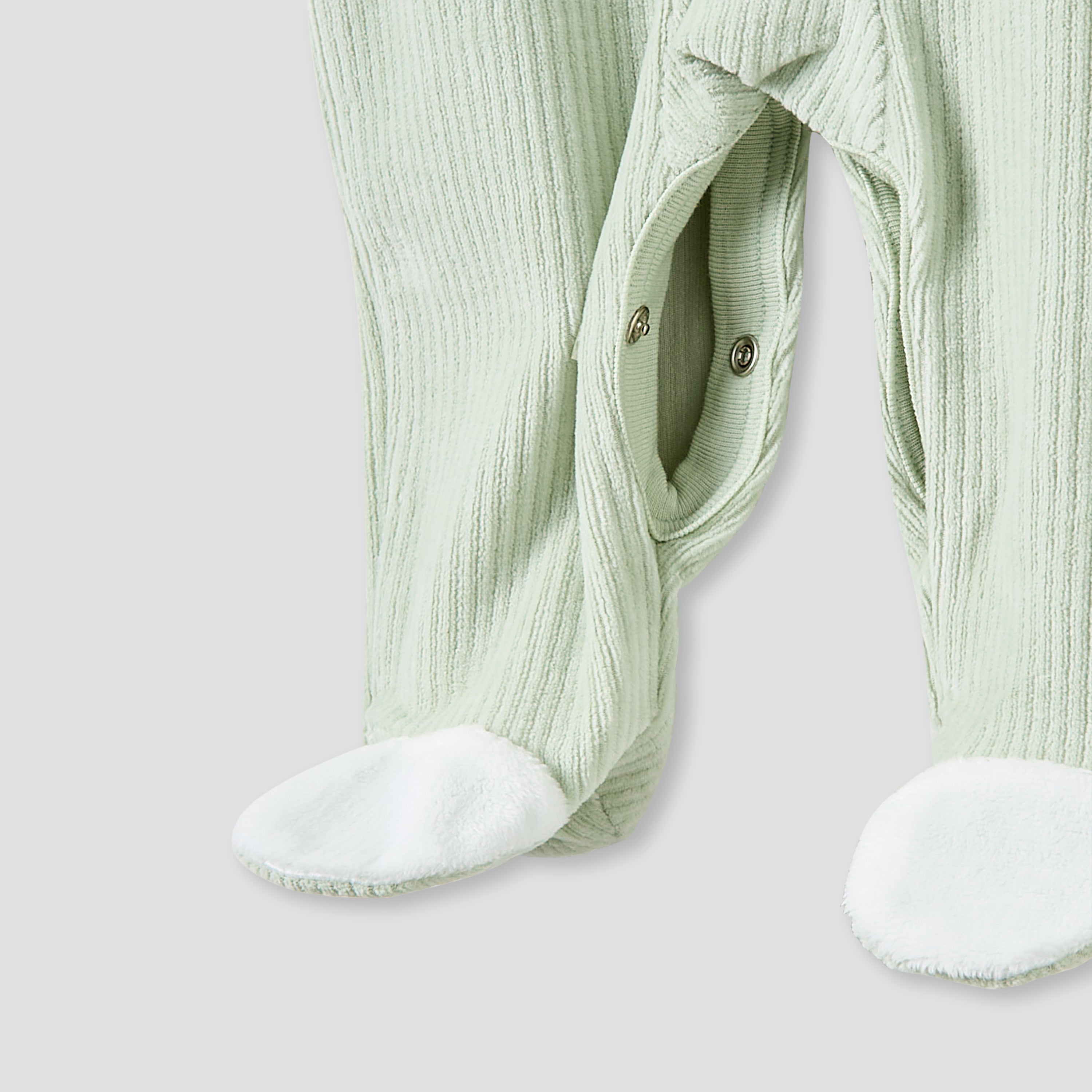 Juniors Sleepsuit with Ribbed Cap - Long Sleeves