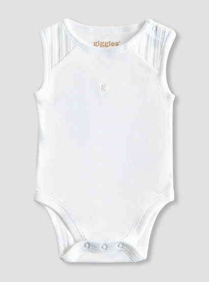 Giggles 4-Piece Boys Gift Set - Cotton - Sleepsuit, Cap, Bodysuit - Textured-baby-boys-clothing-setsandcoords-image-6