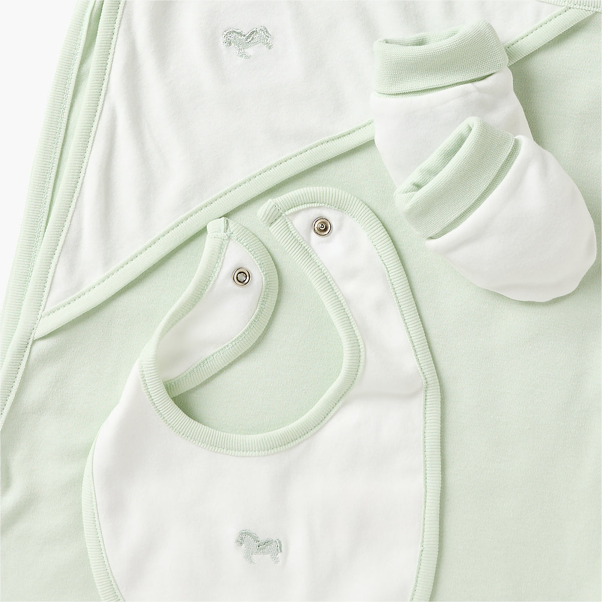 Set of 6 Giggles Clothing Gift Set with Horse Embroidery