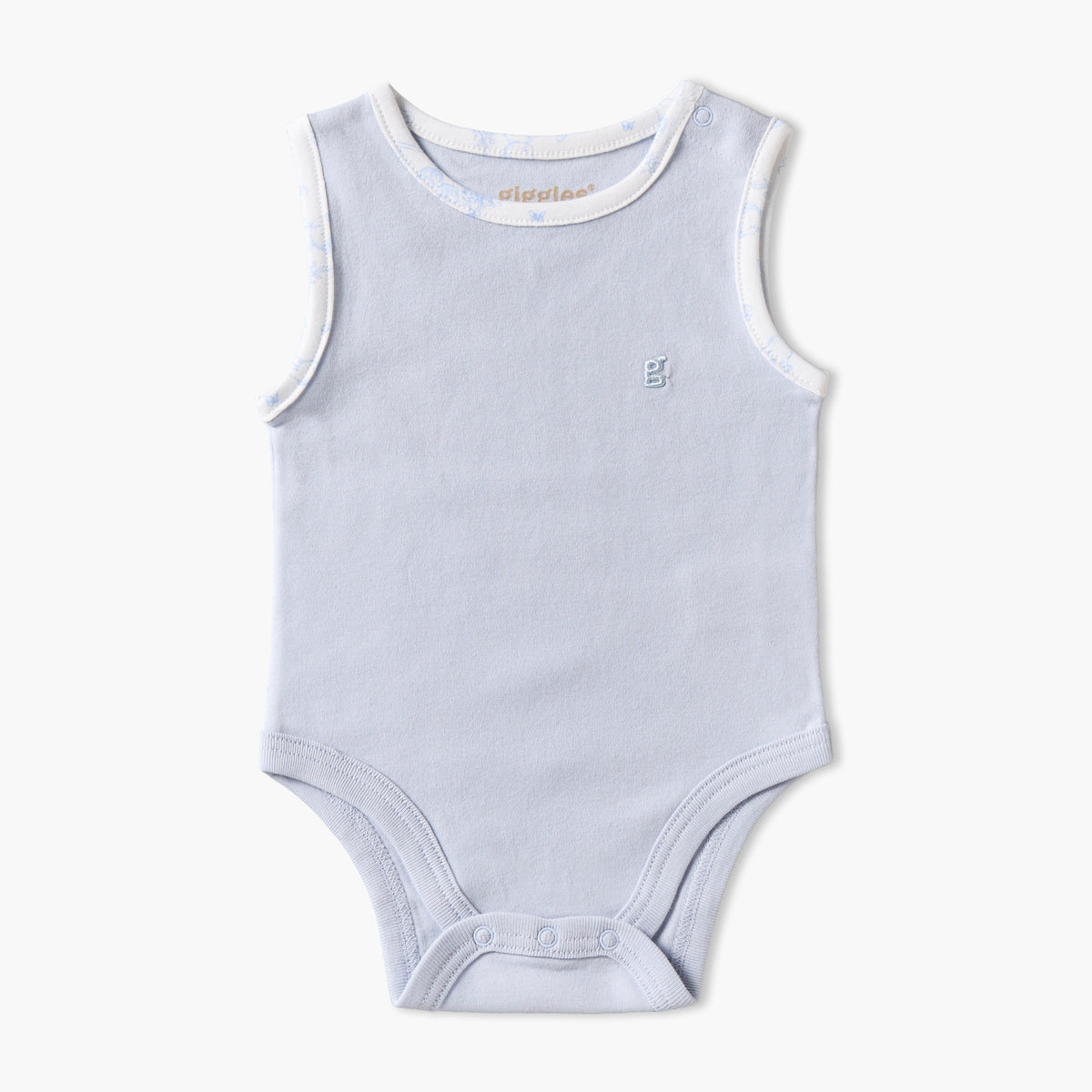 Set of 6 Giggles Clothing Gift Set with Bear Print