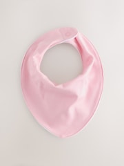 Pink 5 Pack Baby Dribble Bibs - Size One