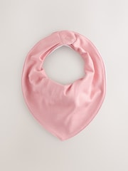 Pink 5 Pack Baby Dribble Bibs - Size One