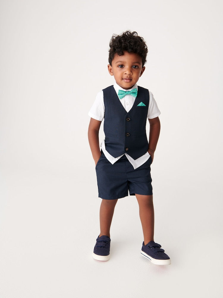 Baker by Ted Baker Shirt Waistcoat and Shorts Set