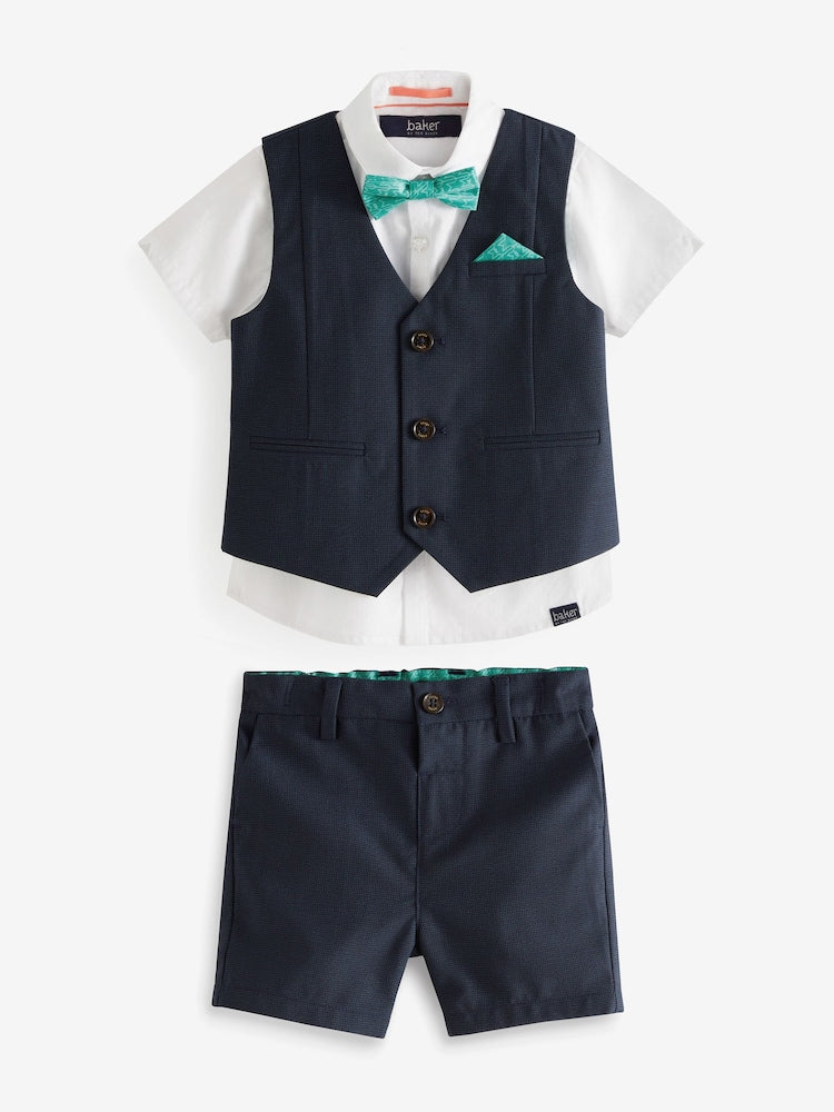 Baker by Ted Baker Shirt Waistcoat and Shorts Set