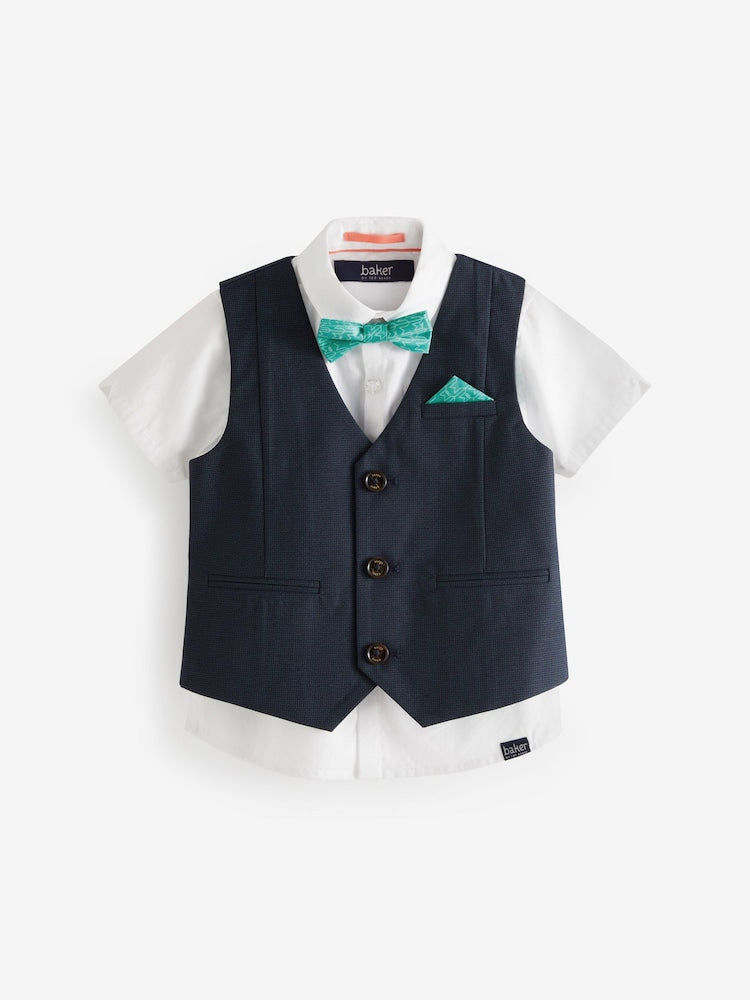 Baker by Ted Baker Shirt Waistcoat and Shorts Set
